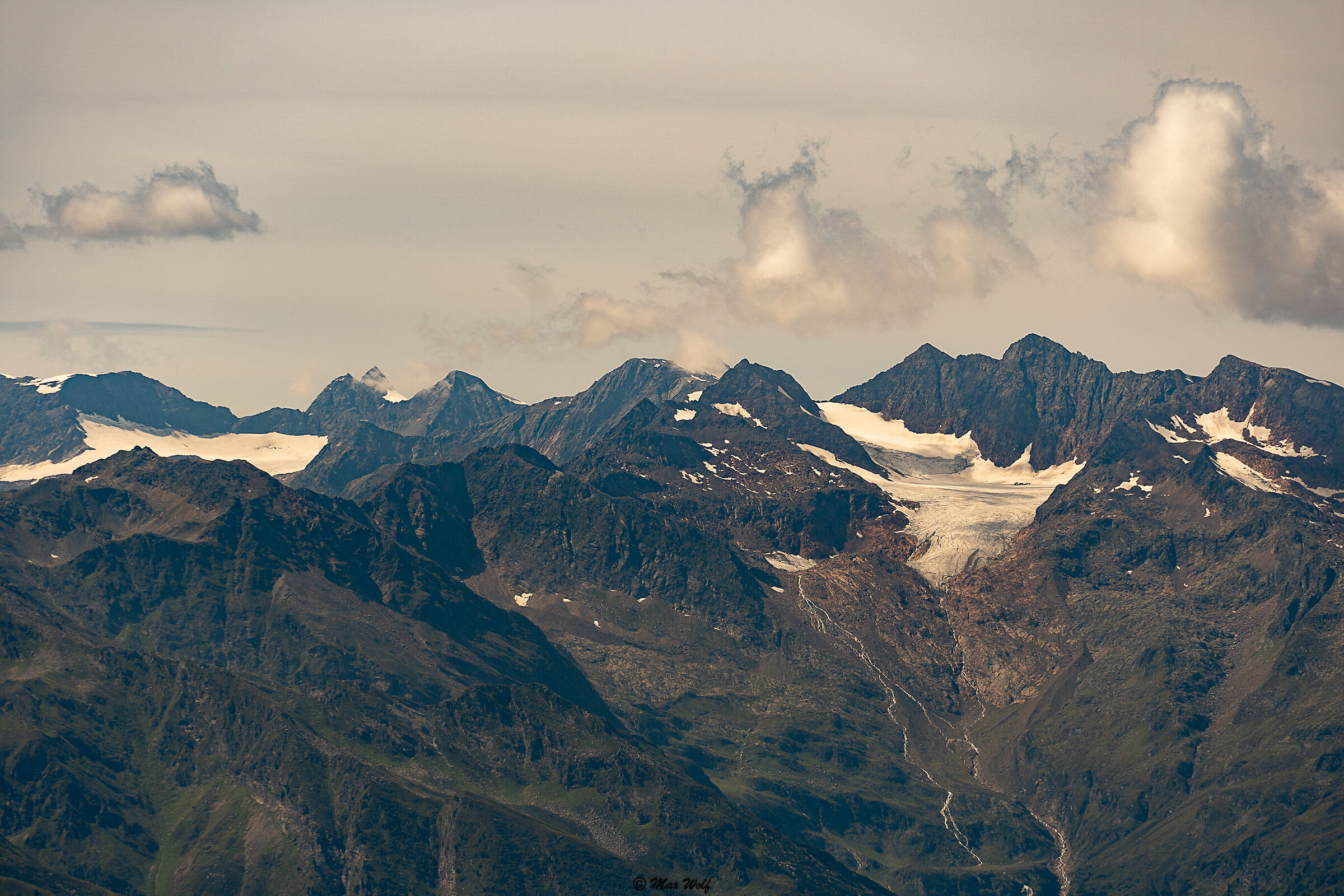 Ghiacciaio Feuersteinferner con Aglsspitze