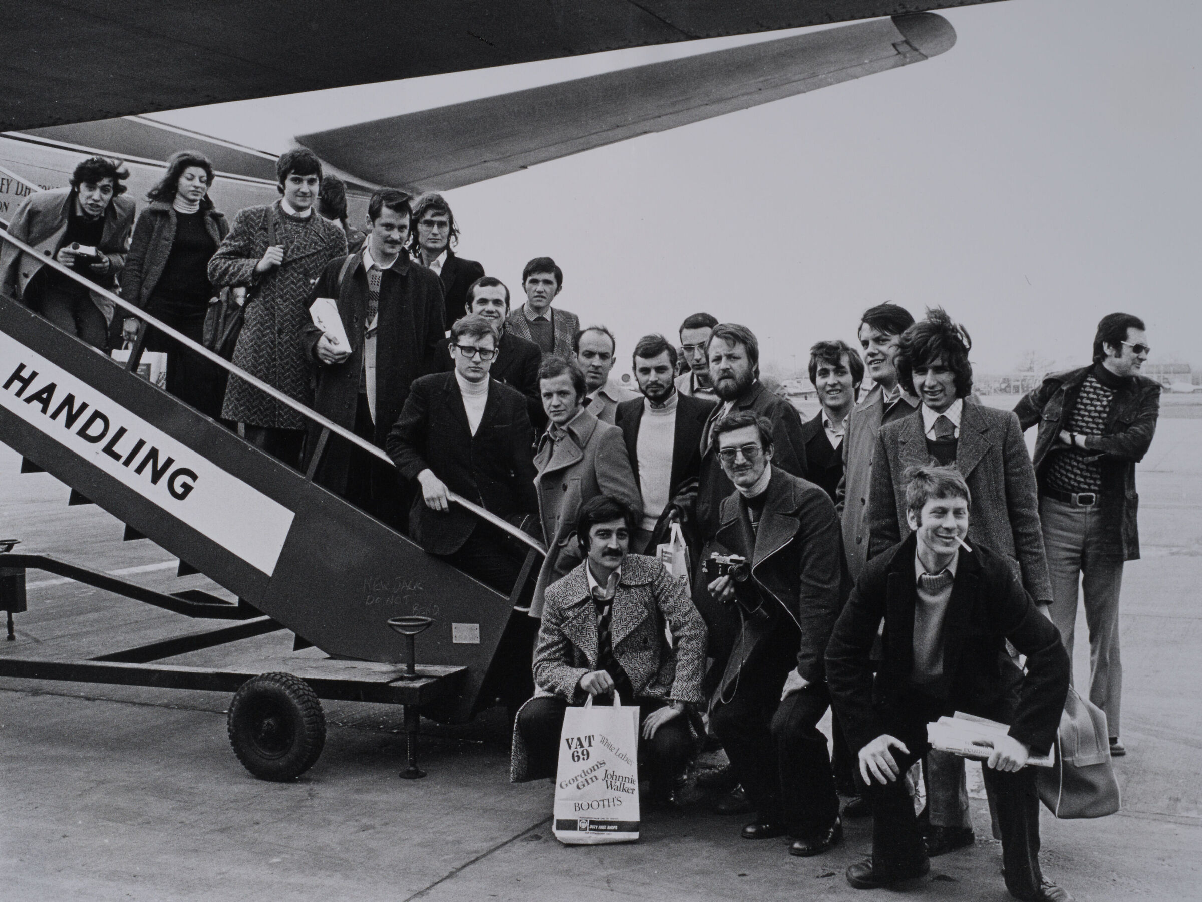 con la scuola weekend a Londra nel '73