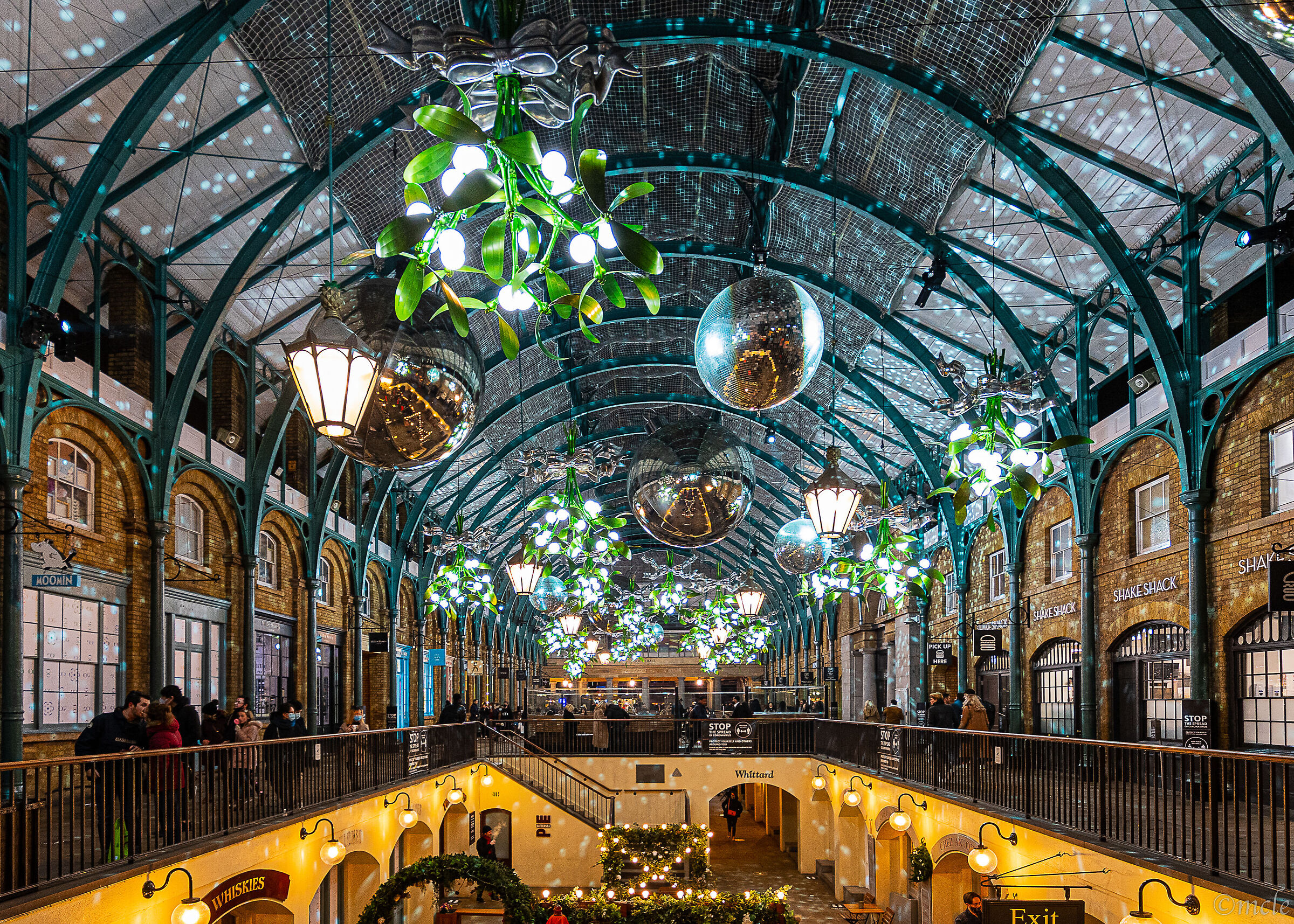 Covent Garden under Christmas