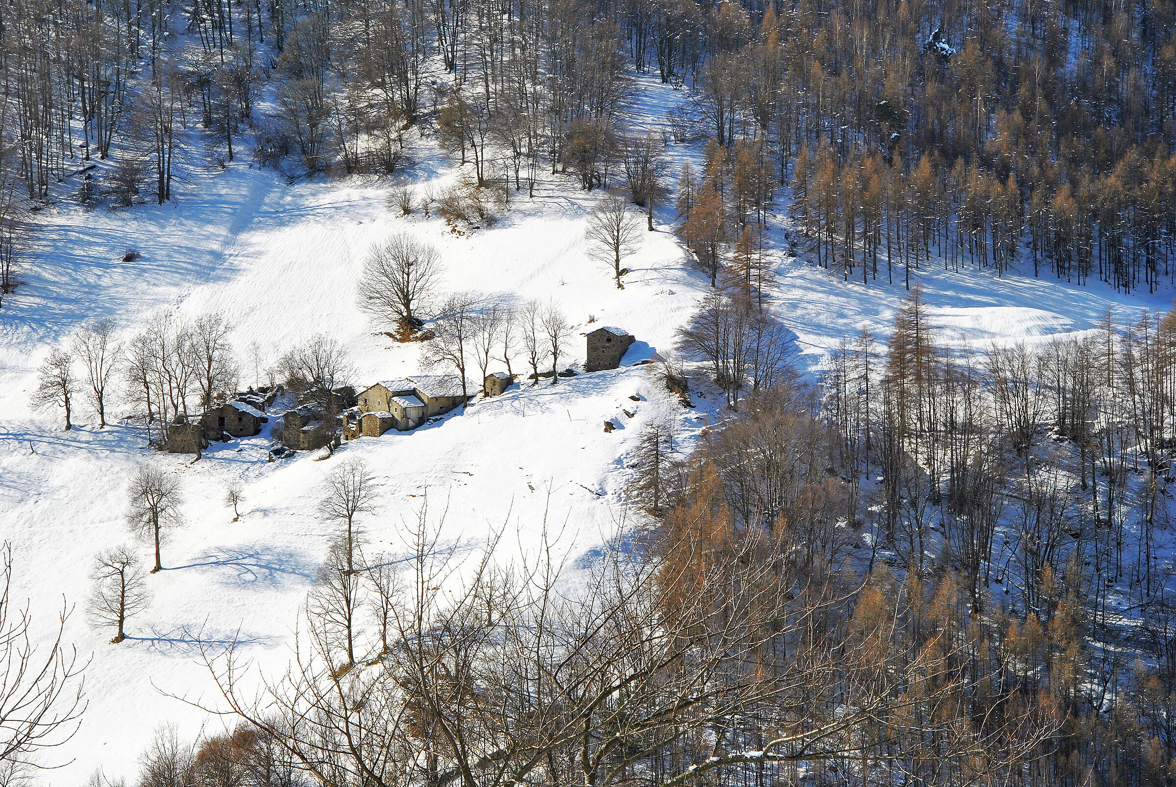 snow in val sangone