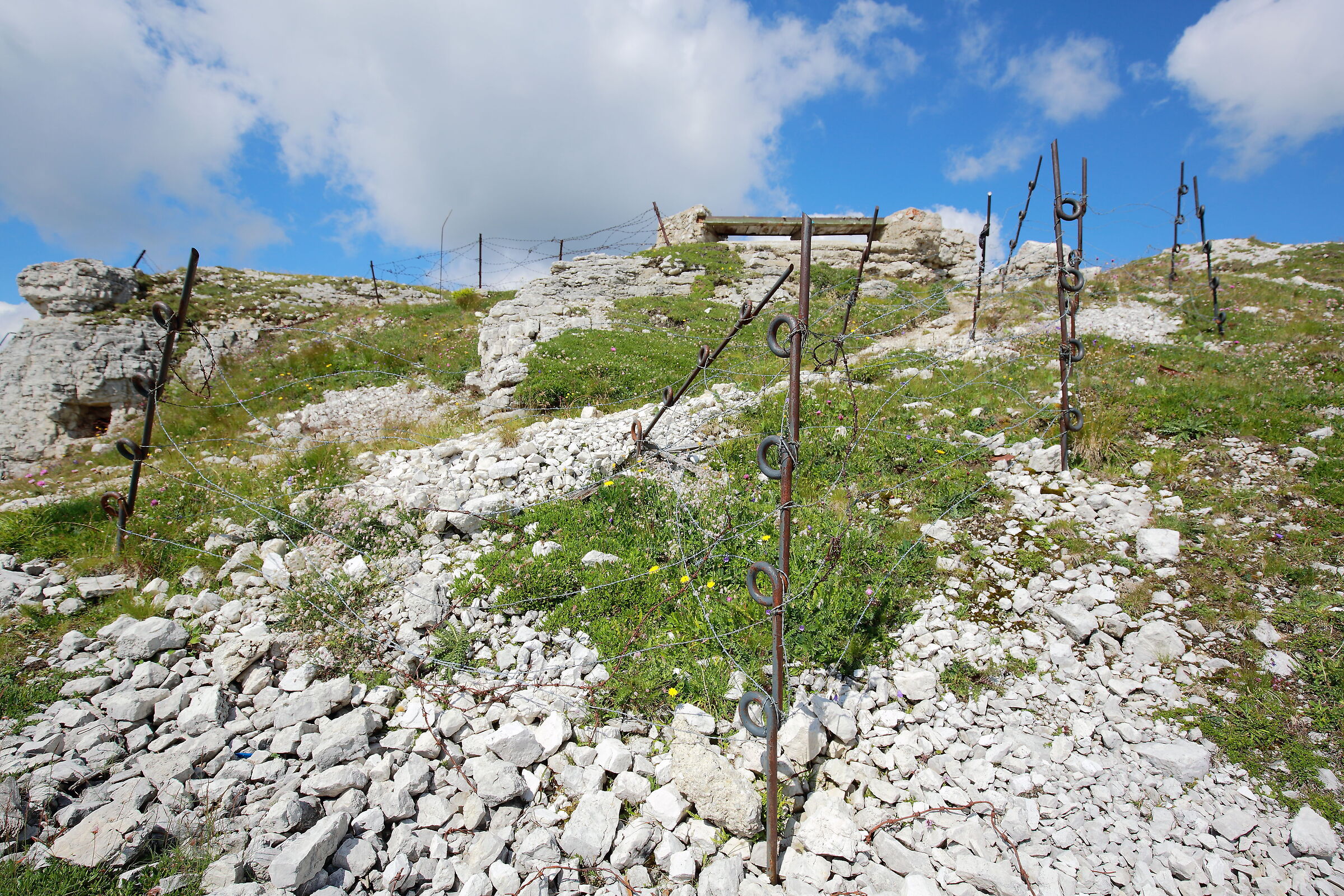 ... overwhelm defenses and nests of rock machine gun