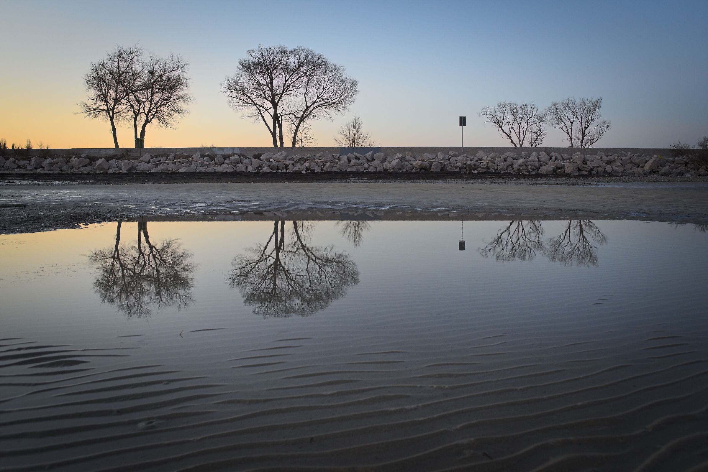 The Dip in the Trees