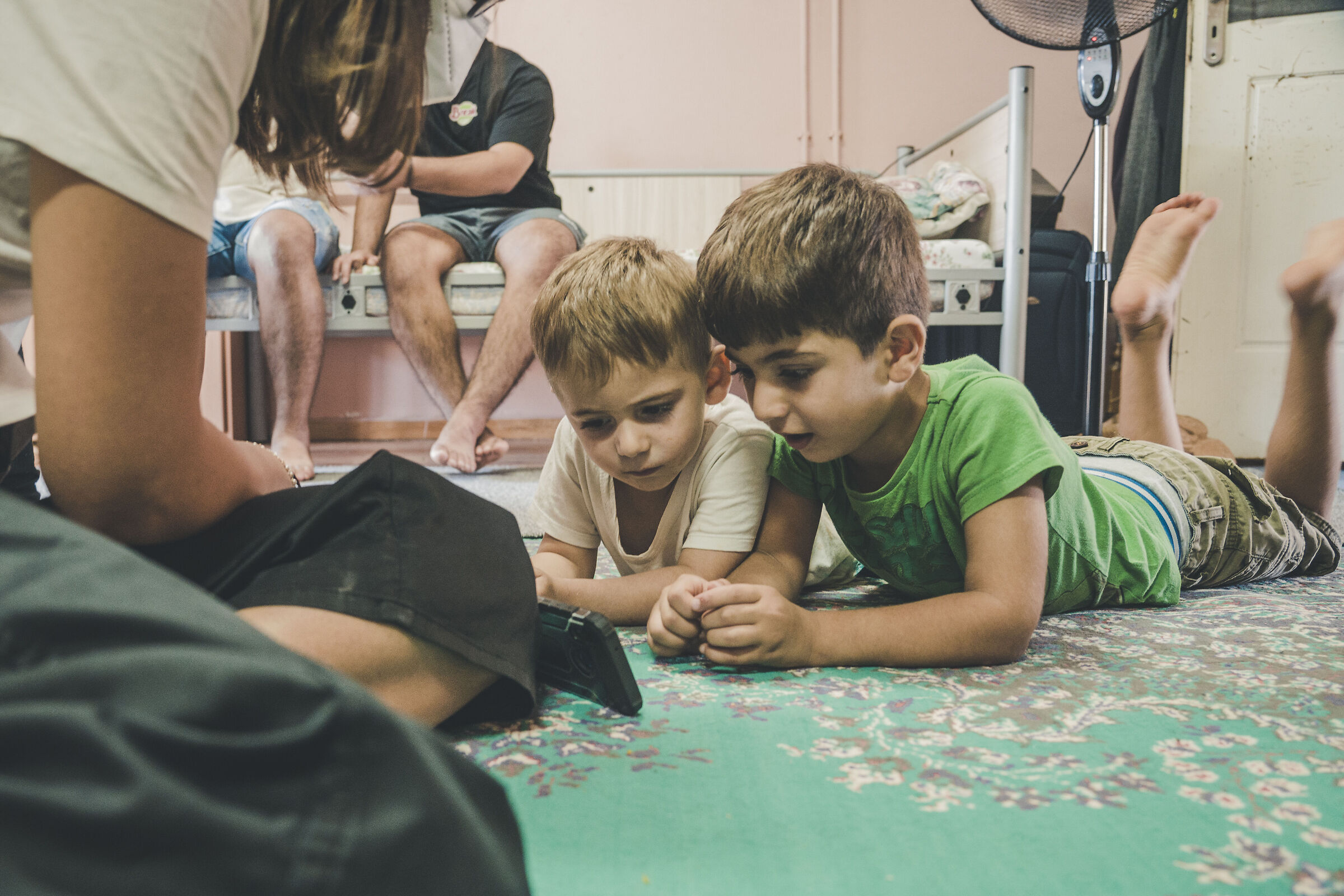 Campo profughi afghano di Lavrio