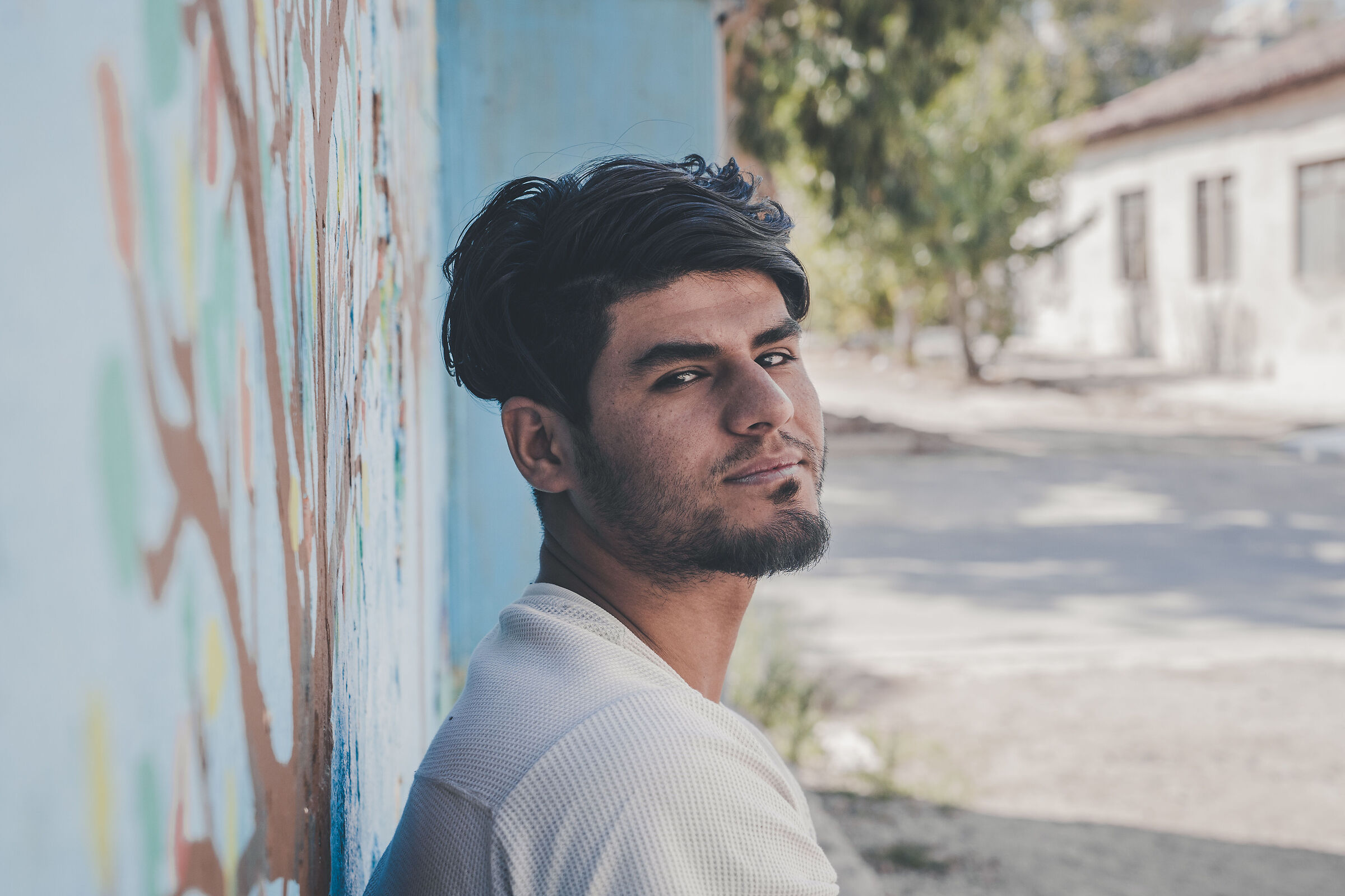 Campo profughi afghano di Lavrio