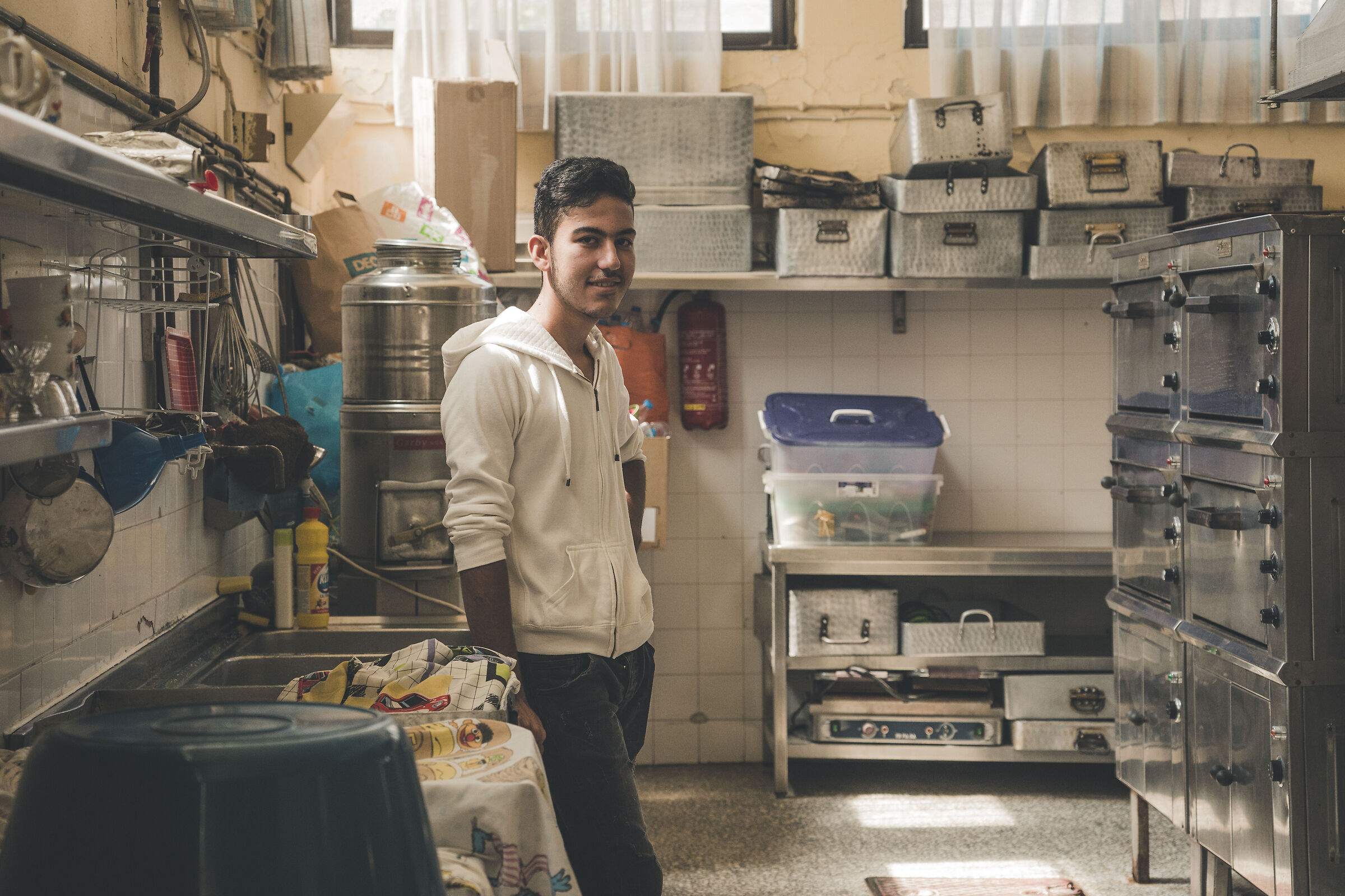 Campo profughi curdo di Lavrio