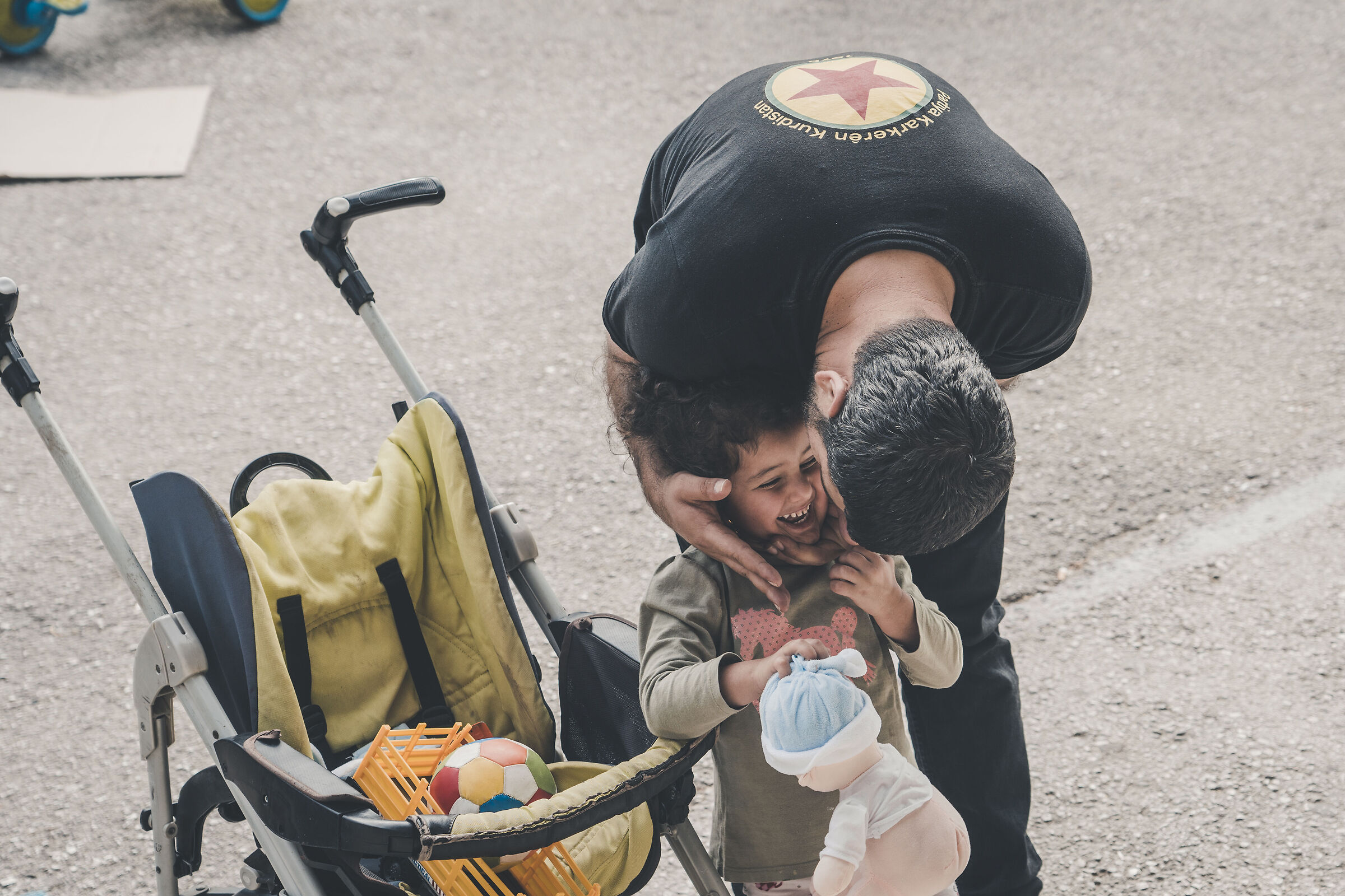 Campo profughi curdo di Lavrio