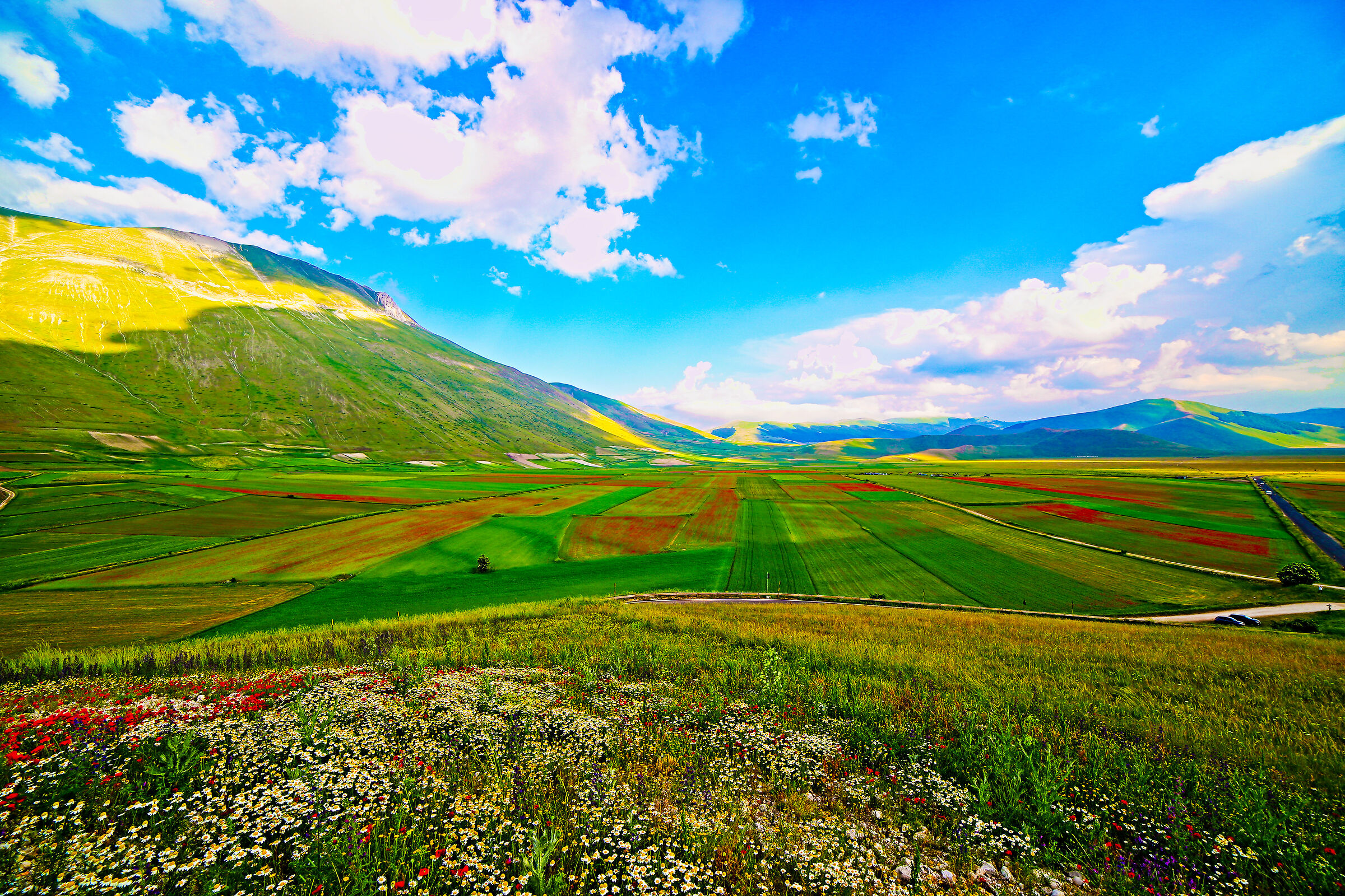 Castelluccio panorama