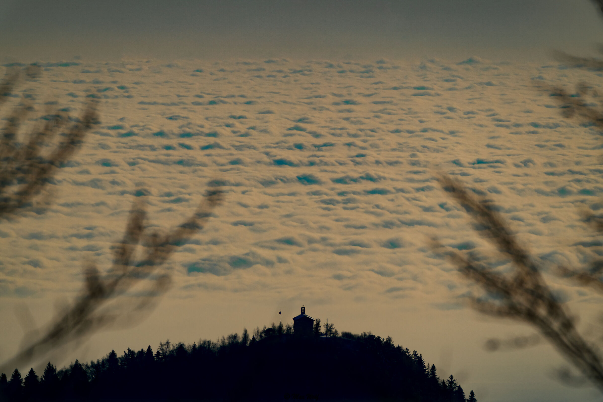 La purga di Velo V.se che sovrasta