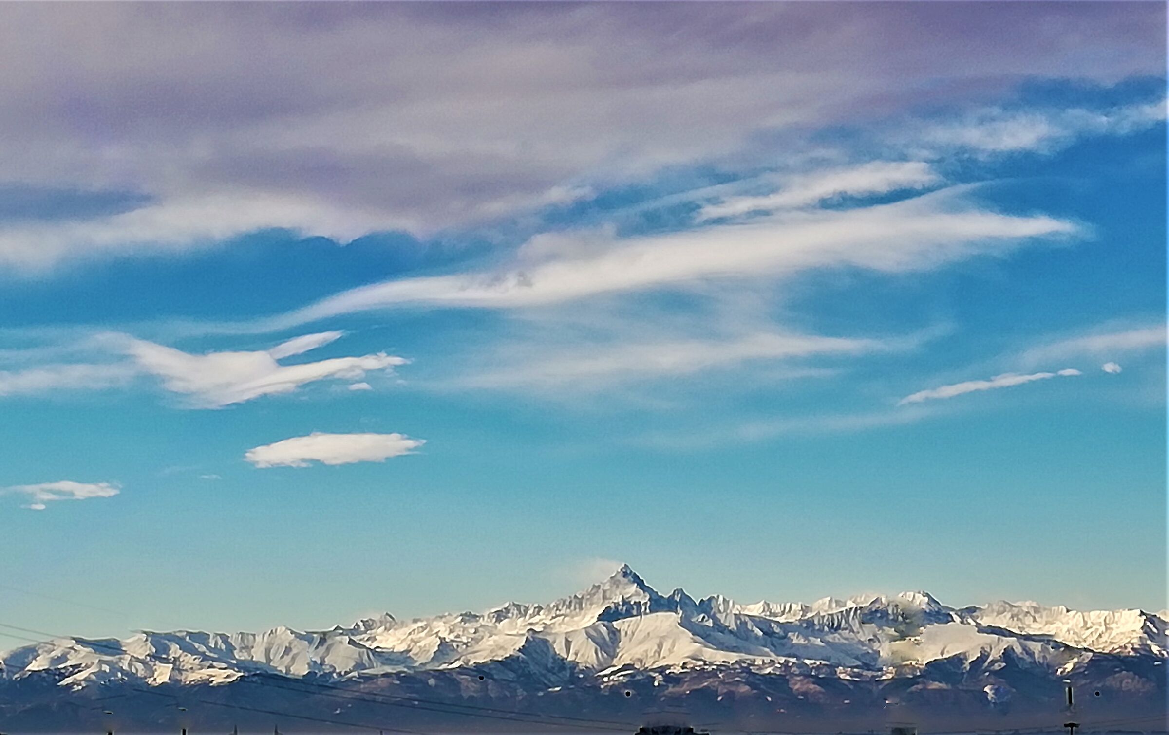 Monviso innevato 23.01.2021