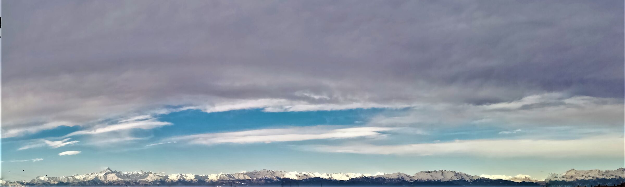 panoramica alpi 23.01.2021