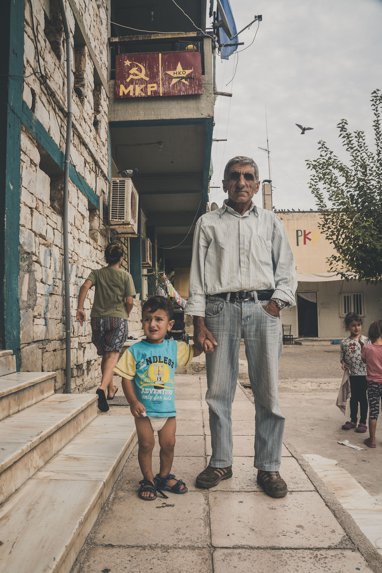 Campo profughi curdo di Lavrio