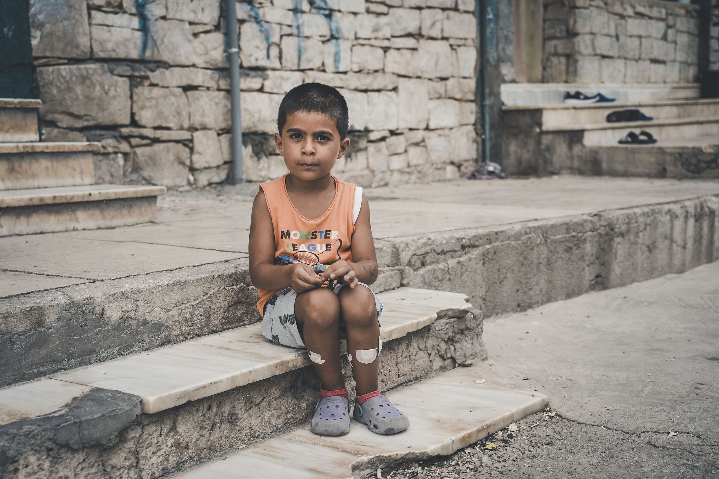 Campo profughi curdo di Lavrio