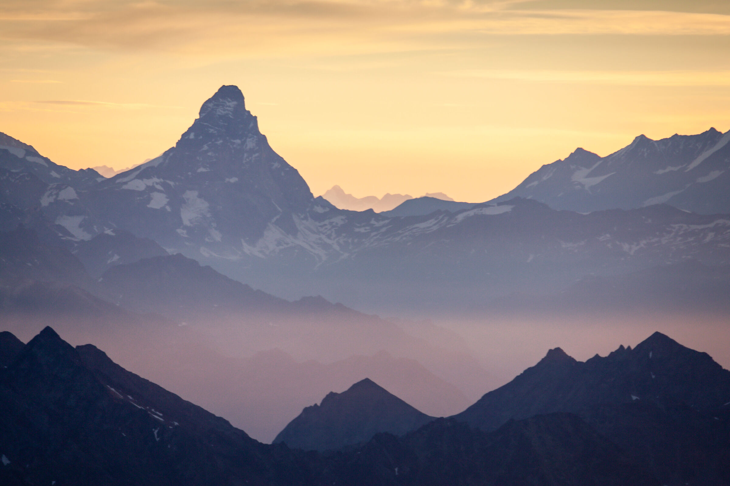 The Matterhorn, The Mountain - sunrise from the Great Paradi...