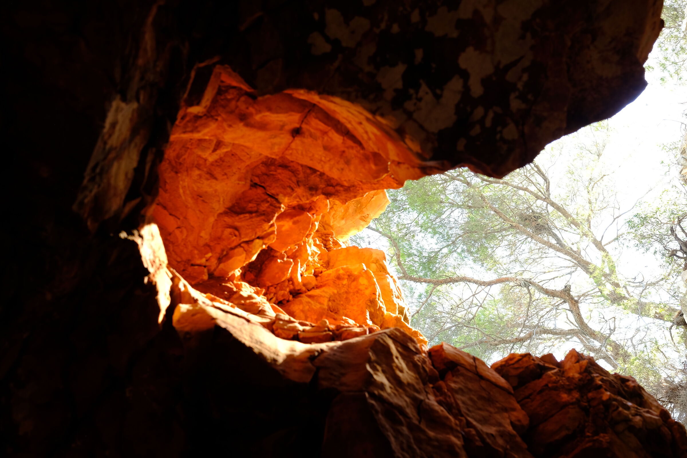 fiery rock