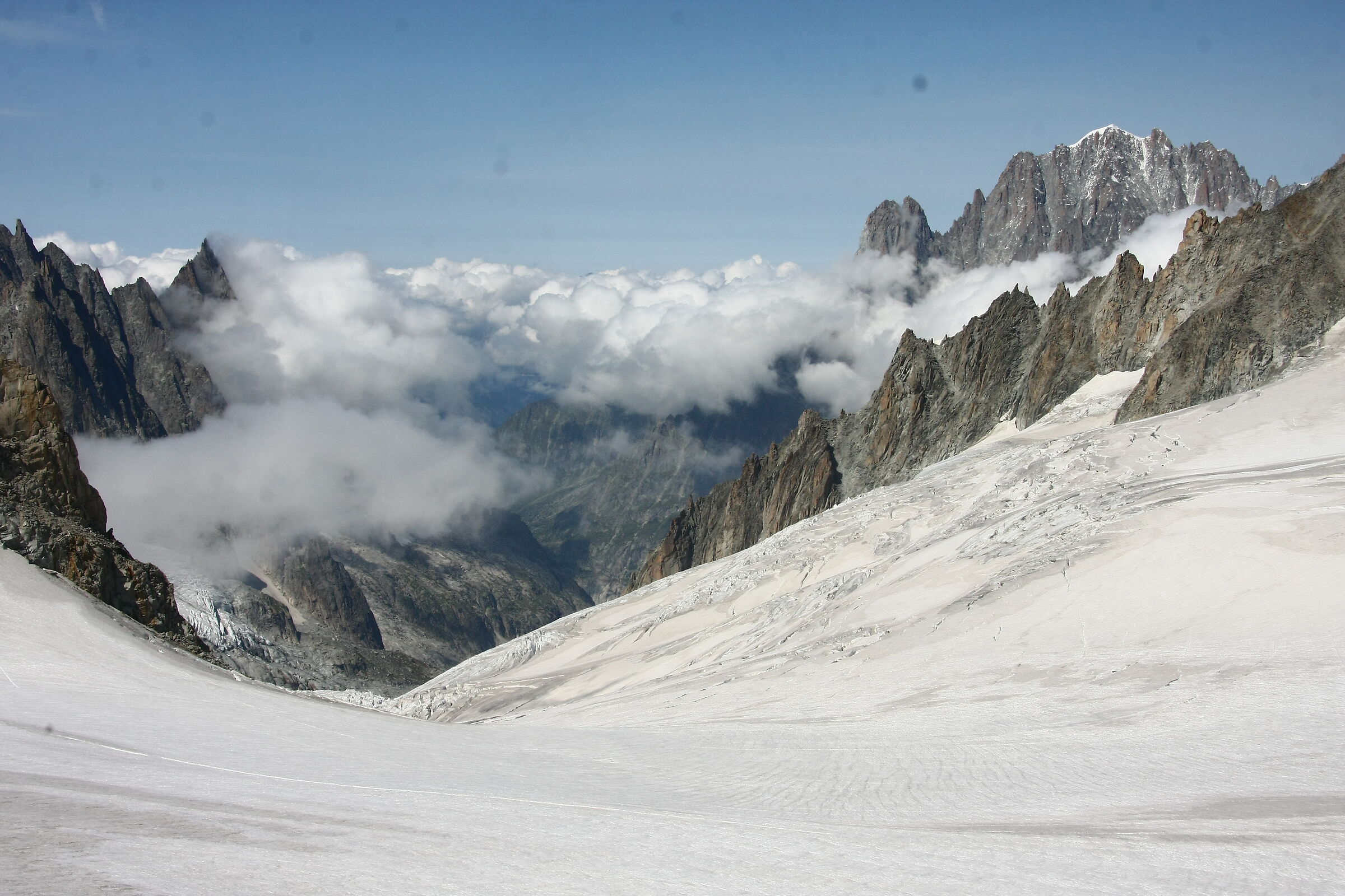 mont blac high landscape
