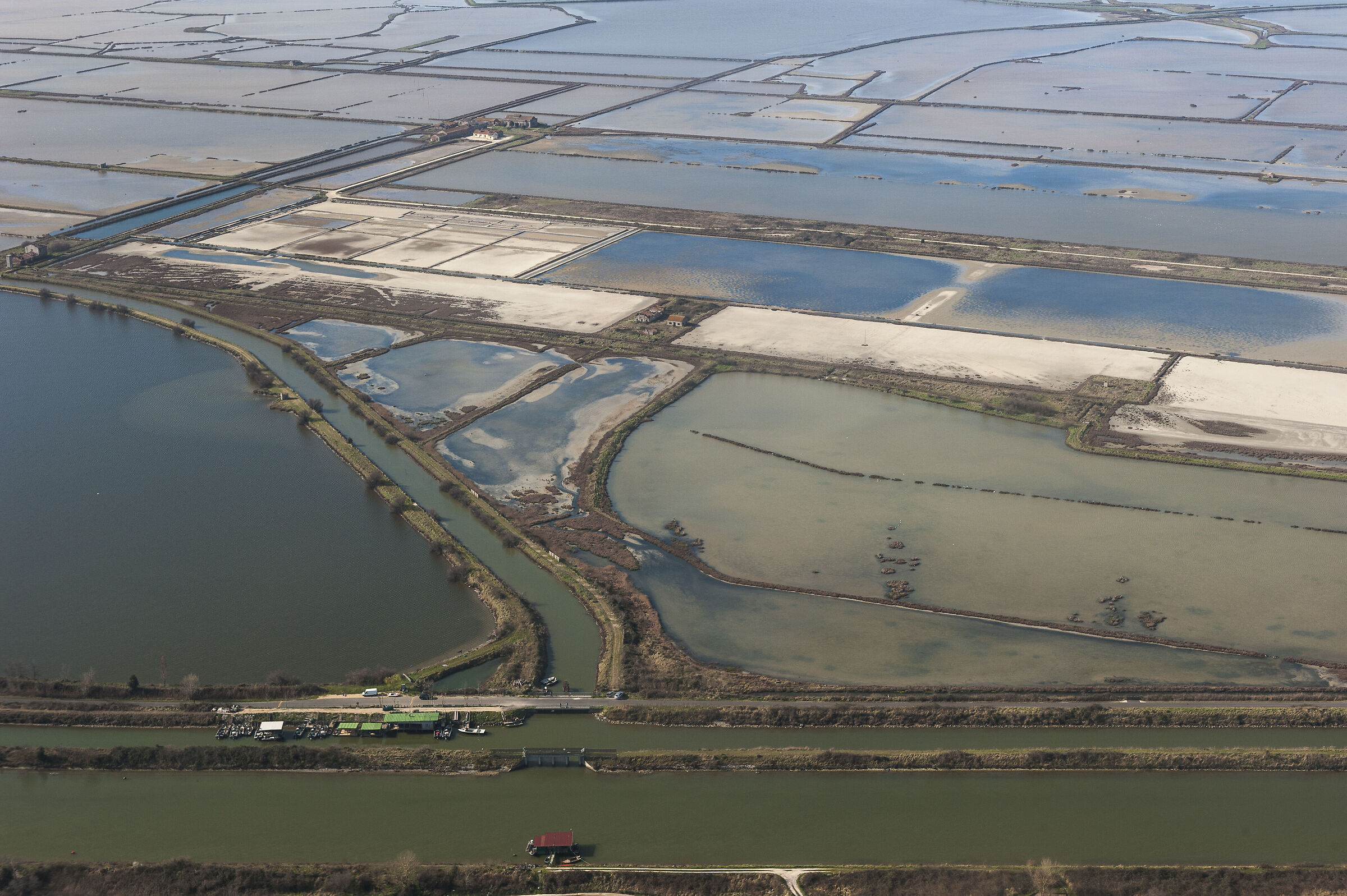 Volo sulle Valli di Comacchio