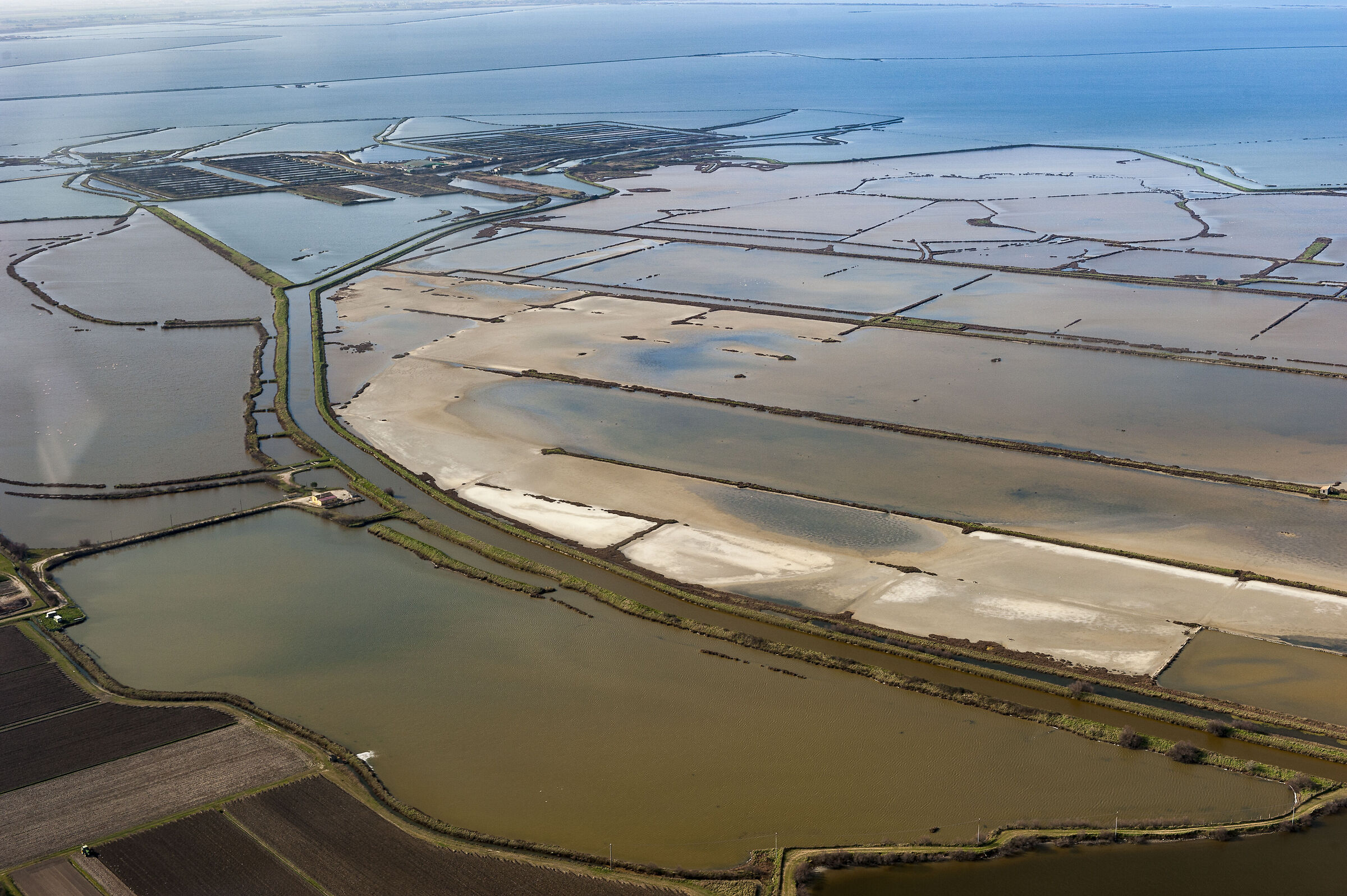 Volo sulle Valli di Comacchio