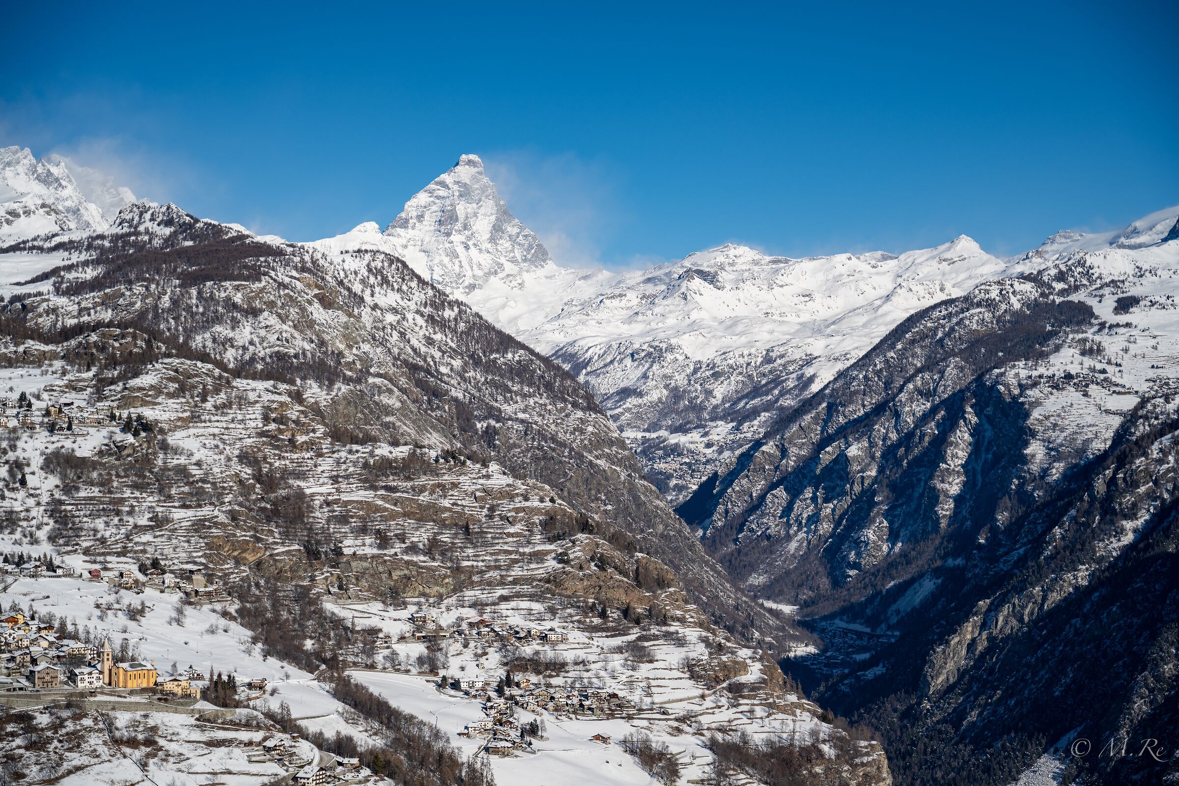 Torgnon and the Matterhorn