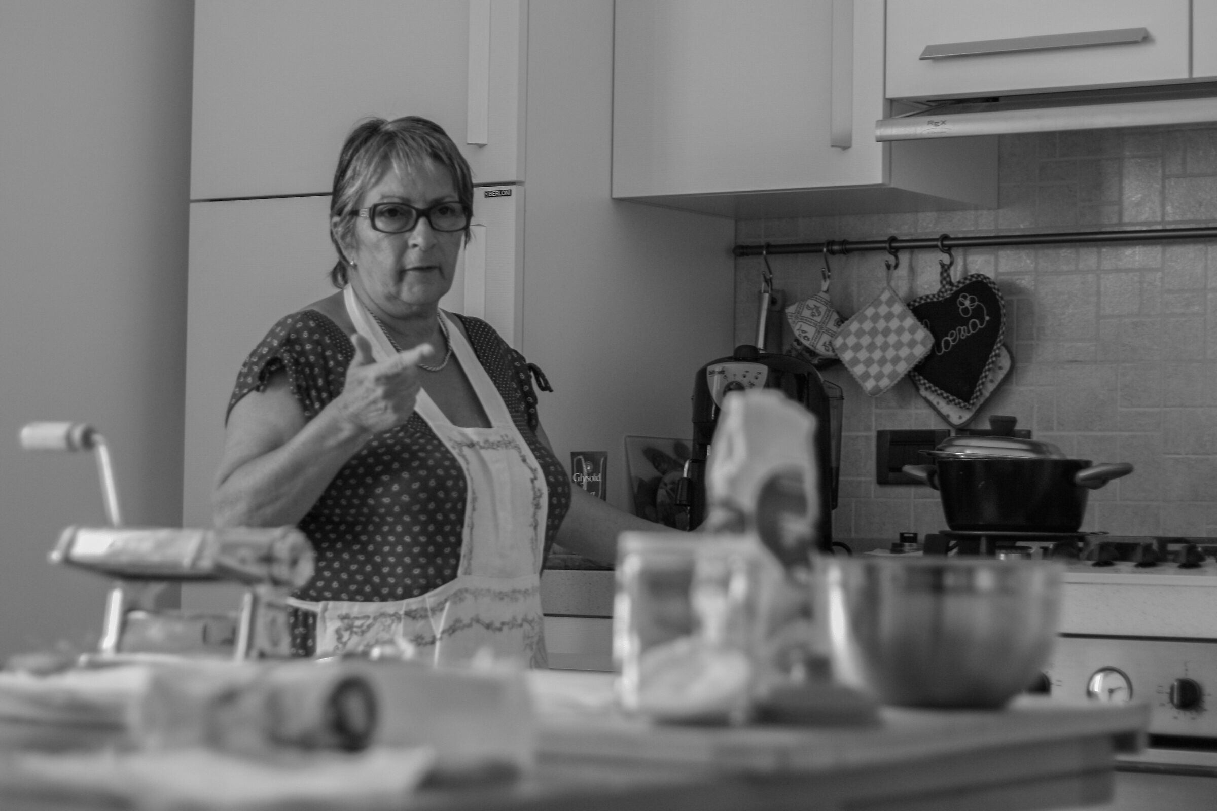 Mom in preparation...