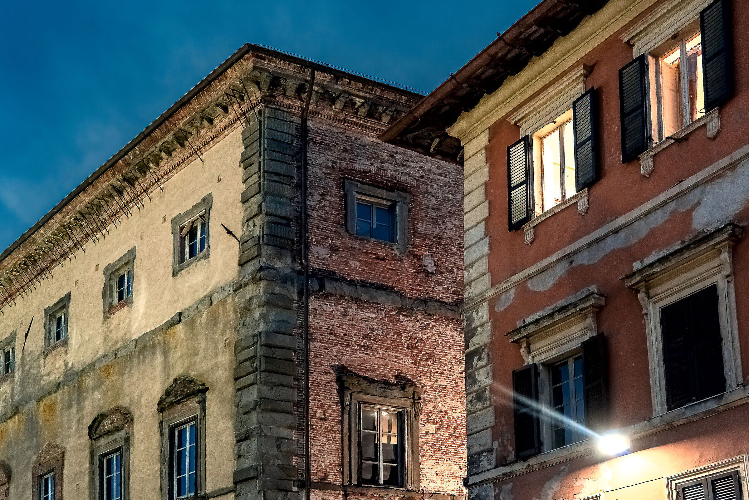 city lights of the parish church