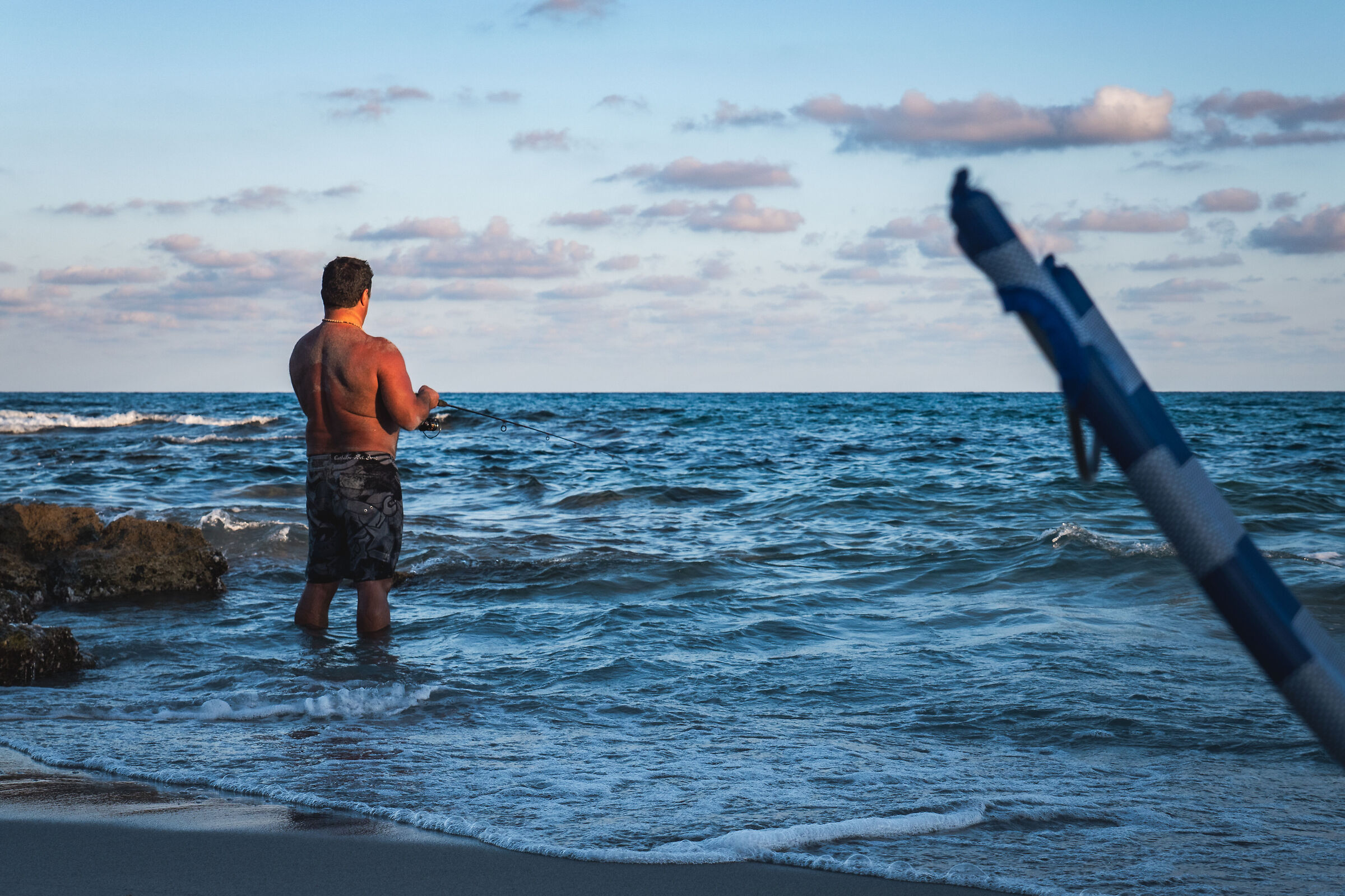 Pescatore da spiaggia