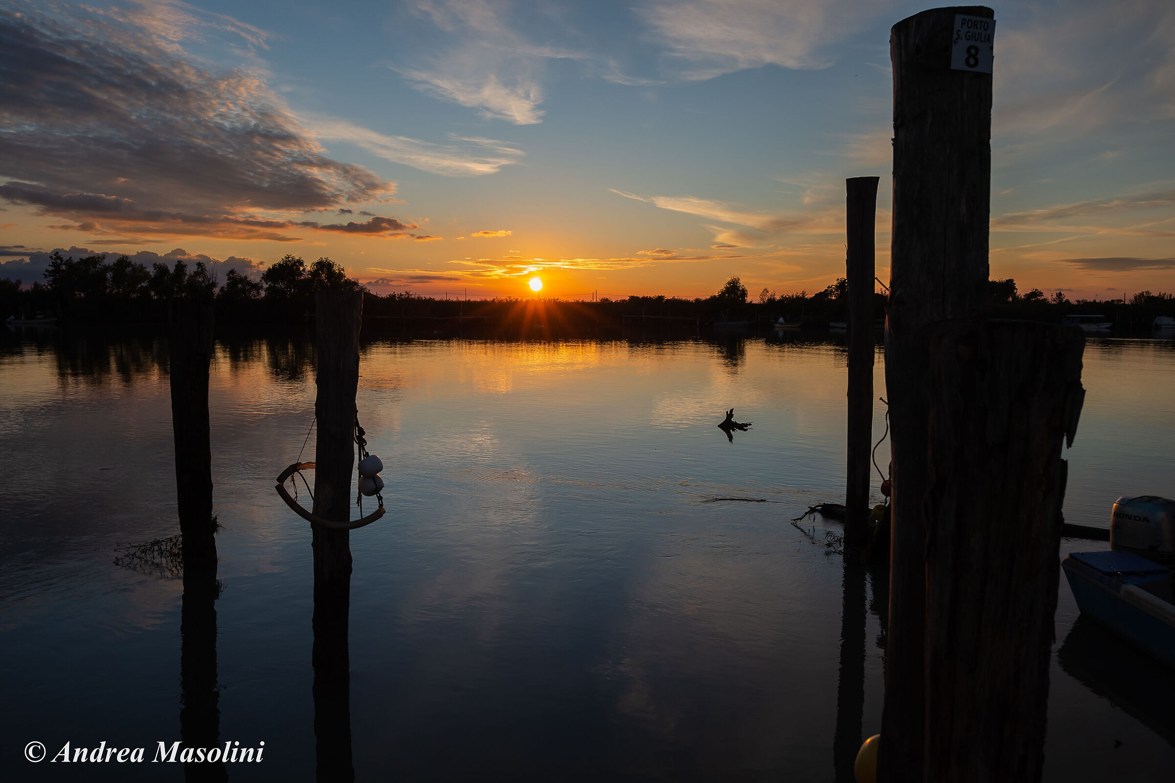 Tramonto a Santa Giulia