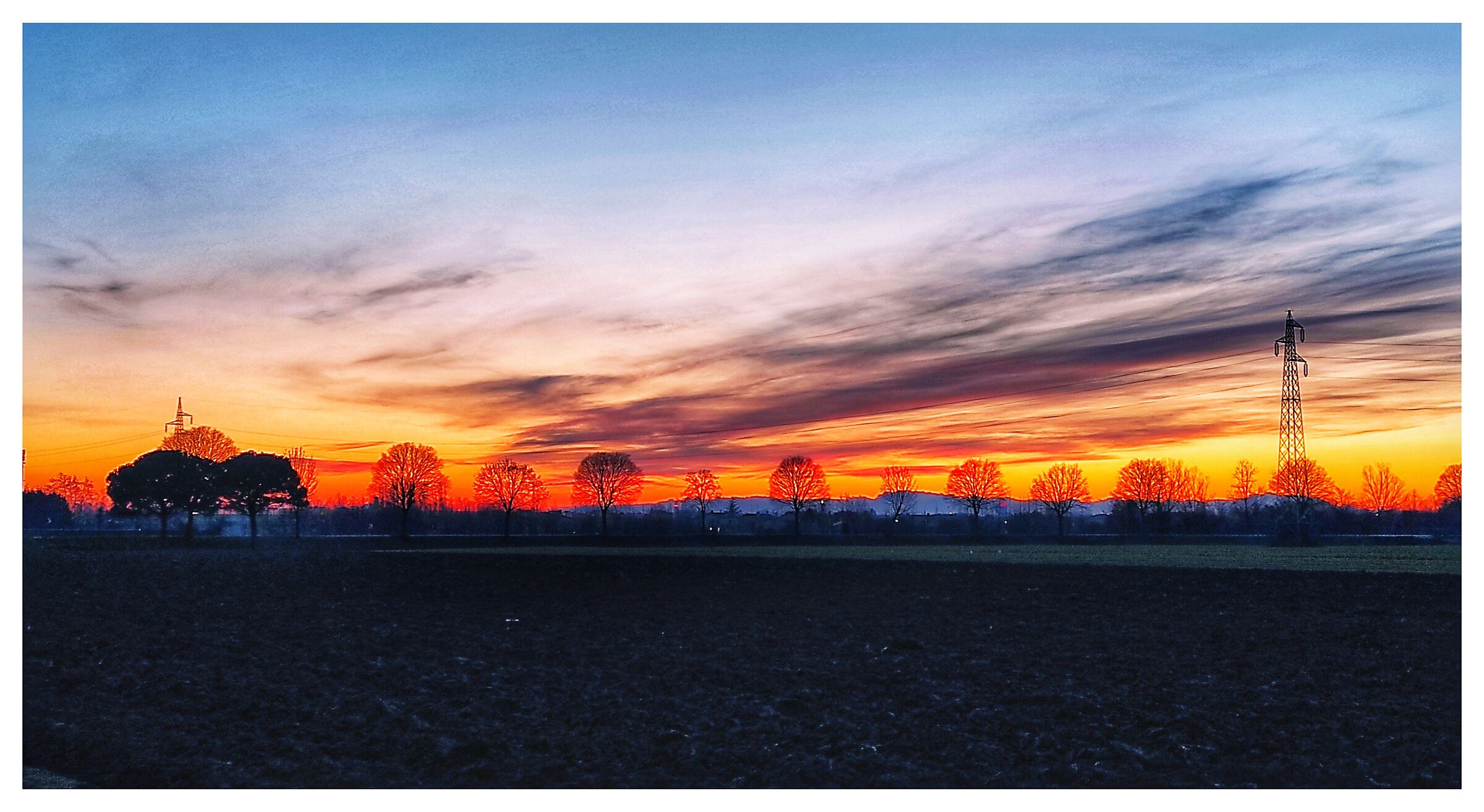 Il tramonto perfetto