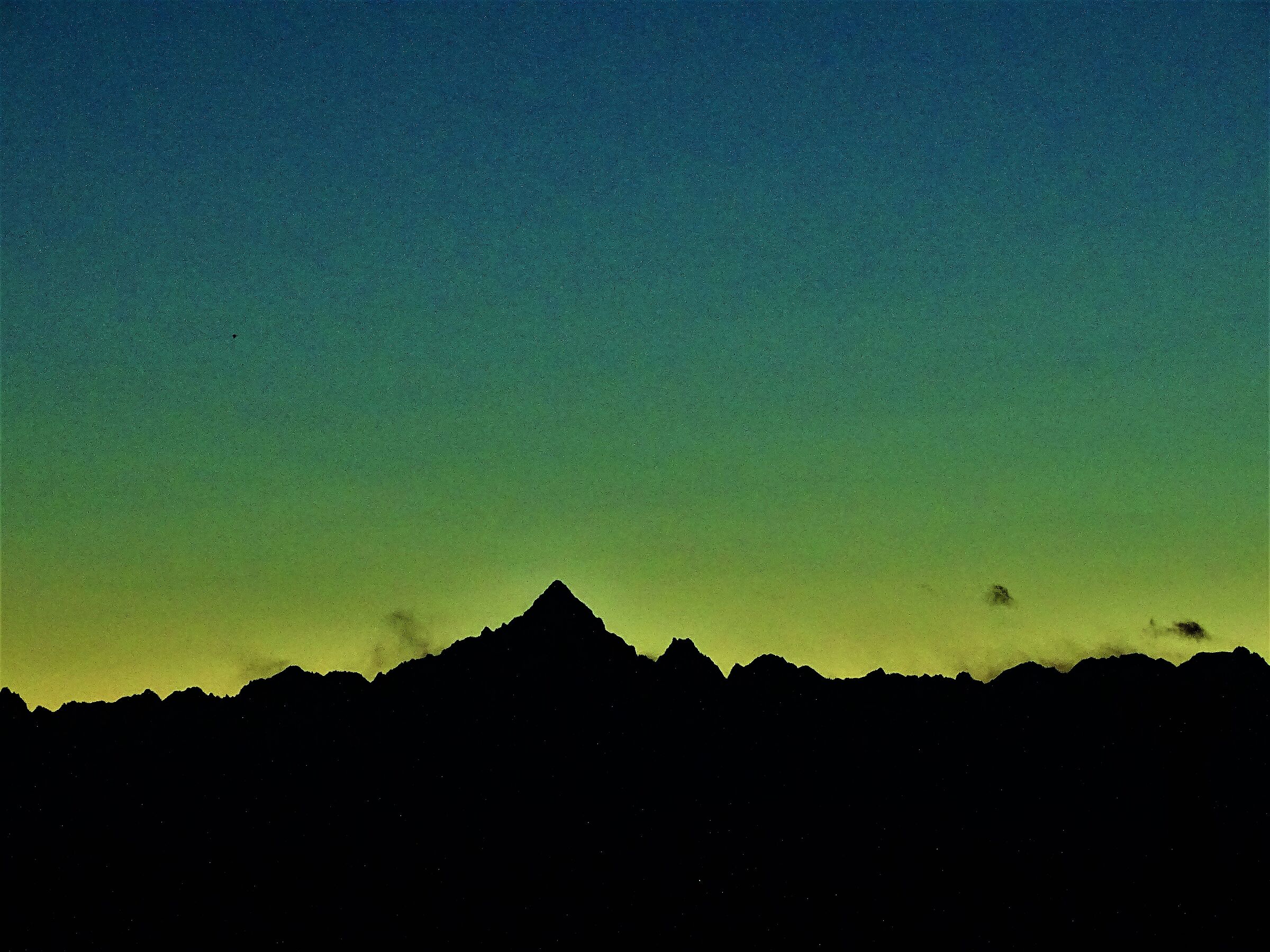 Monviso al tramonto...