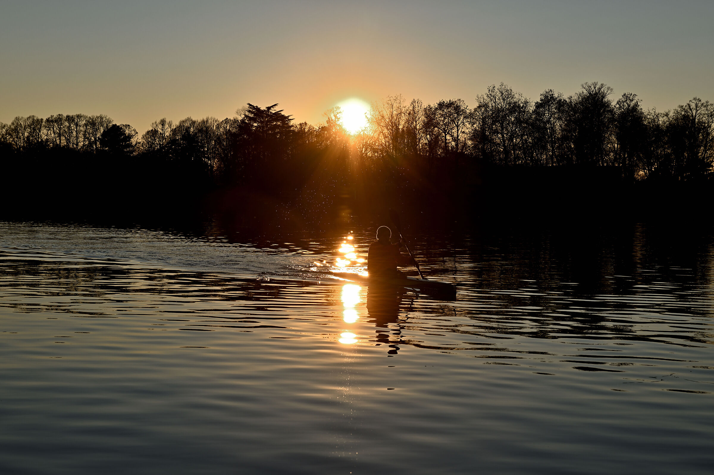 Pagaiando nell'oro....