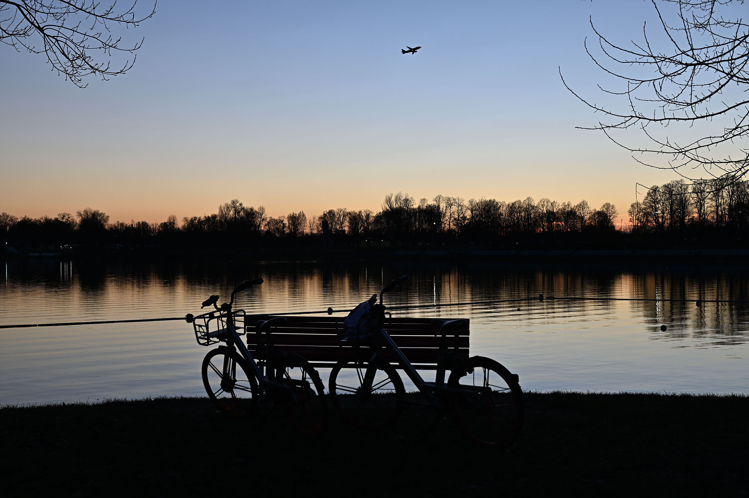 imbrunire al "Mare di Milano"
