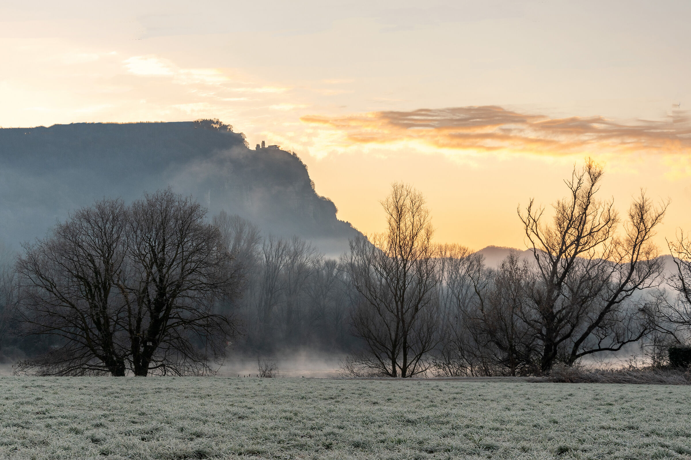 una fredda mattina d'inverno