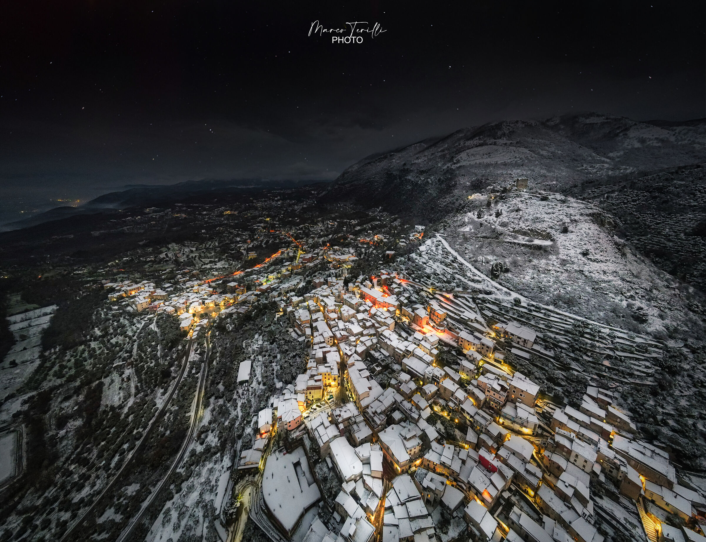 An unexpected snowfall on my country