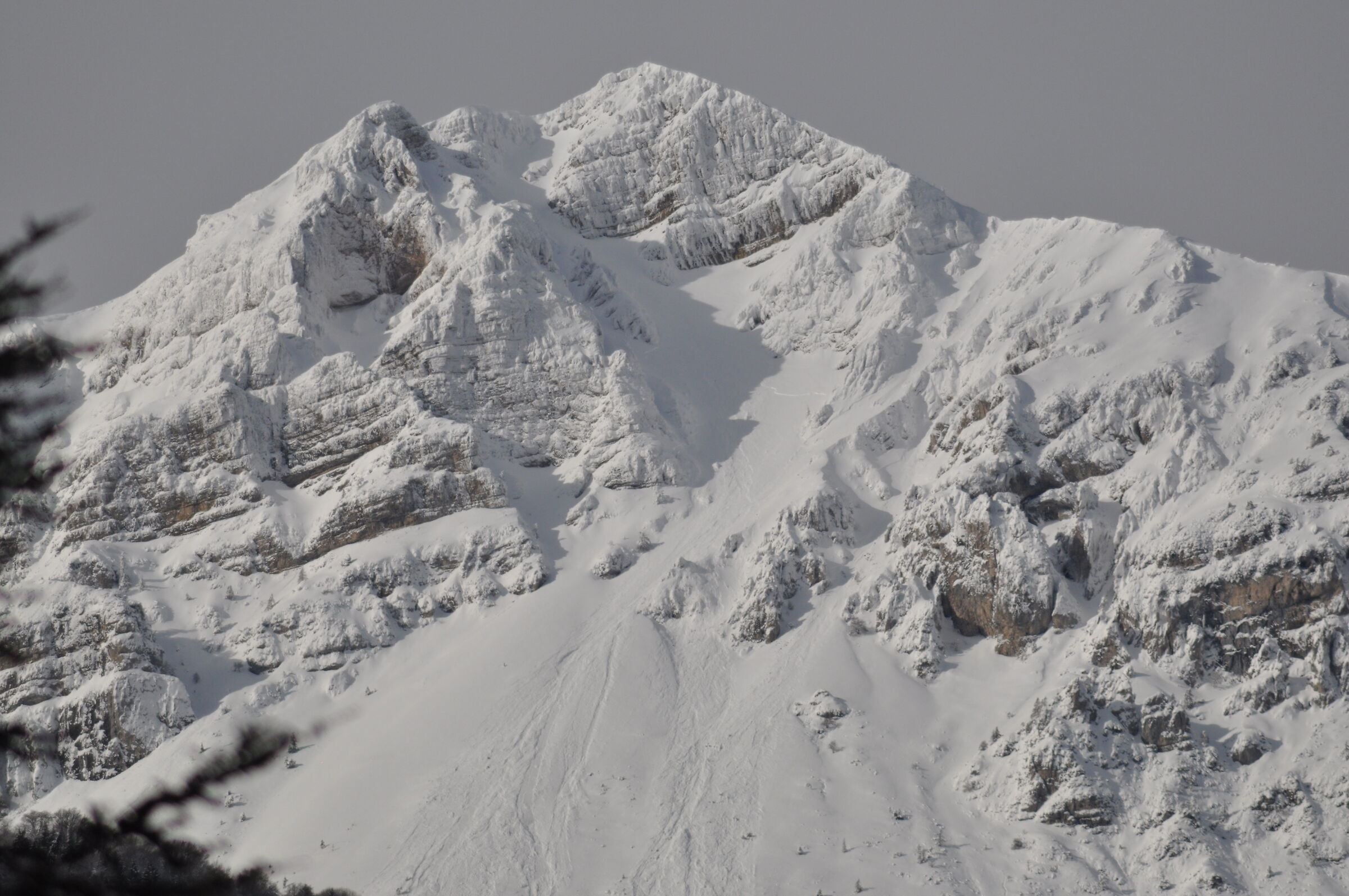 after a copious snowfall