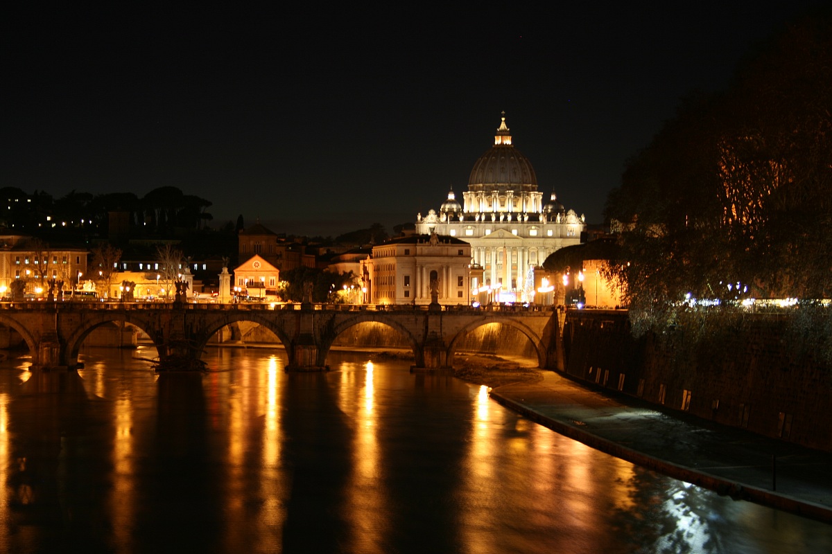 St. Peter's at night