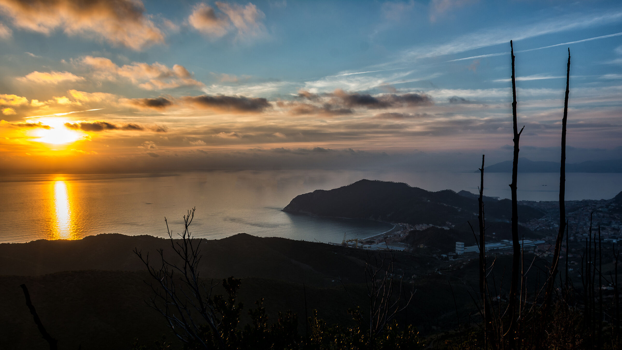 Tramonto sul Tigullio