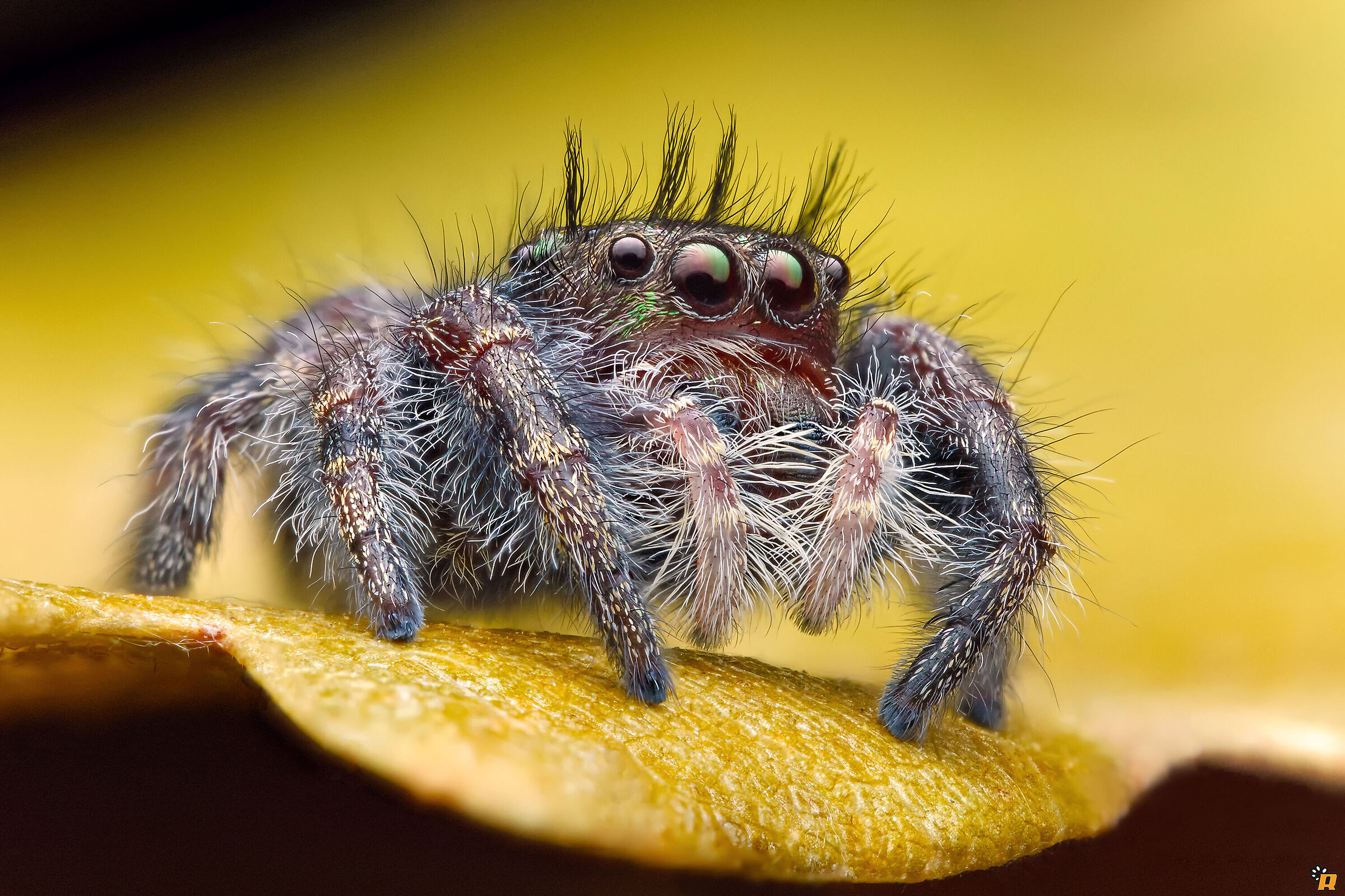 Young female Phidippus bidentatus
