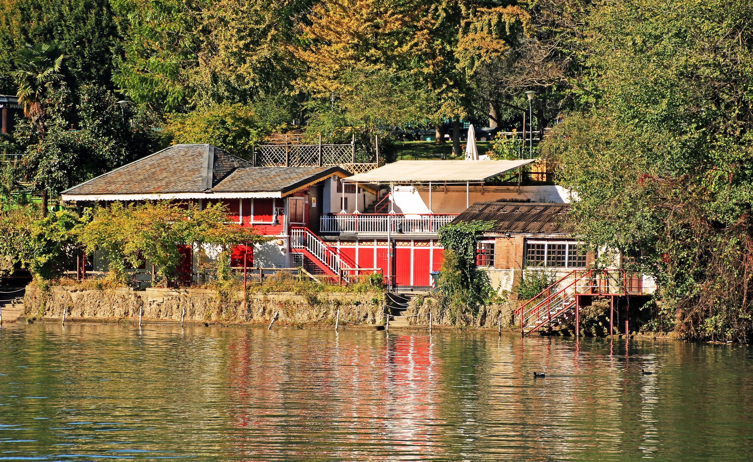 Torino: Sulle rive del Po in autunno