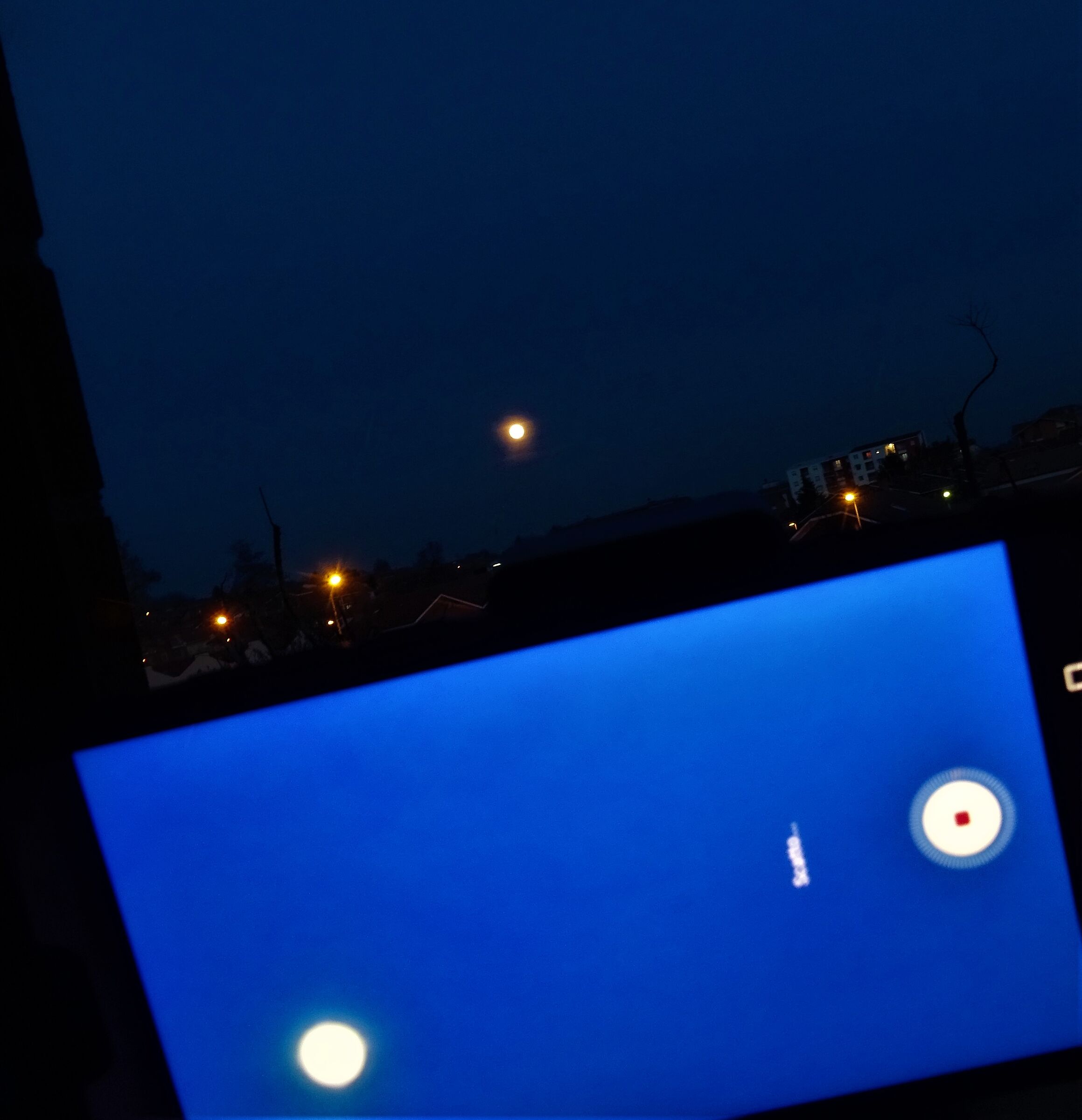 time lapse moon