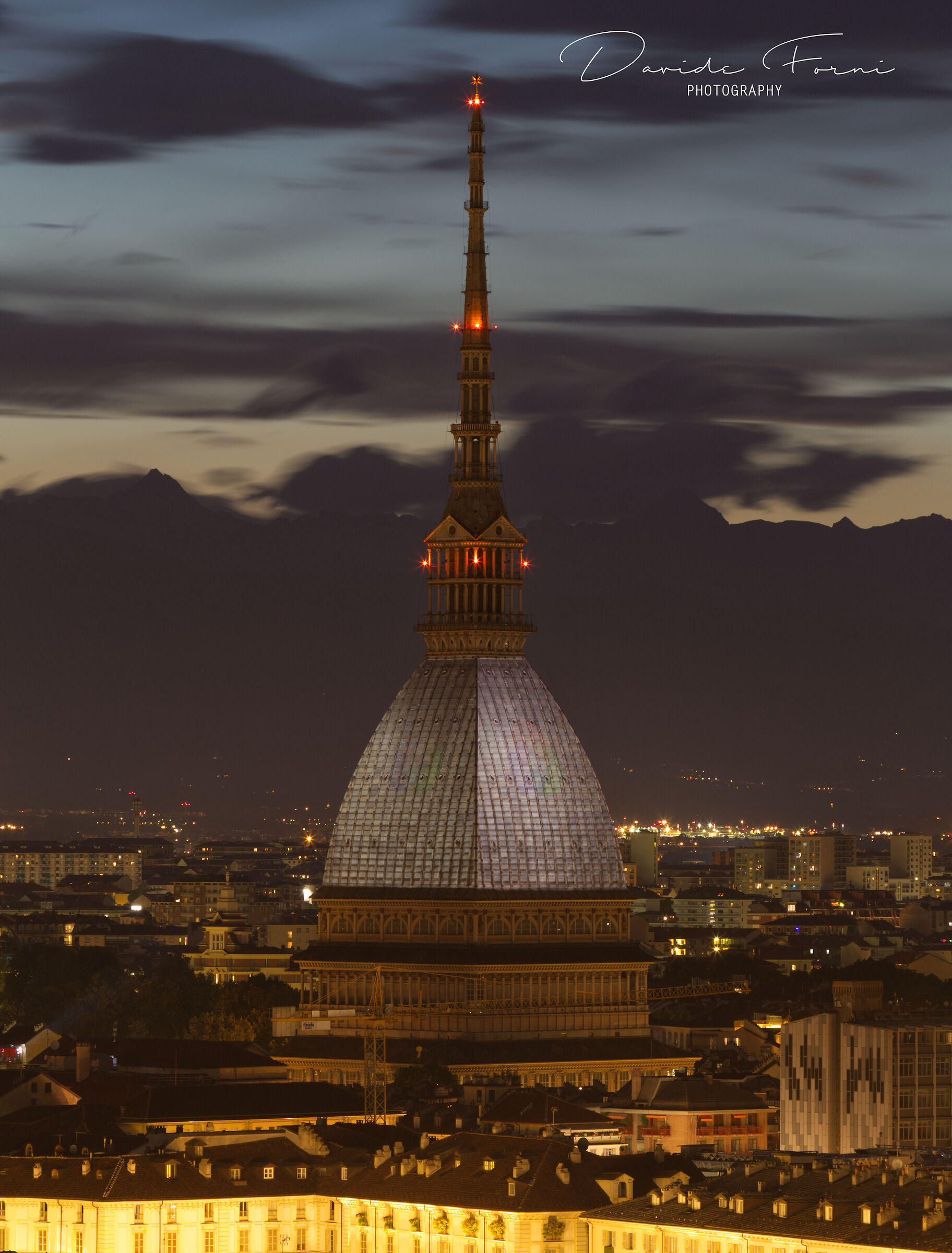 Mole Antonelliana taken from Monte dei Cappuccini