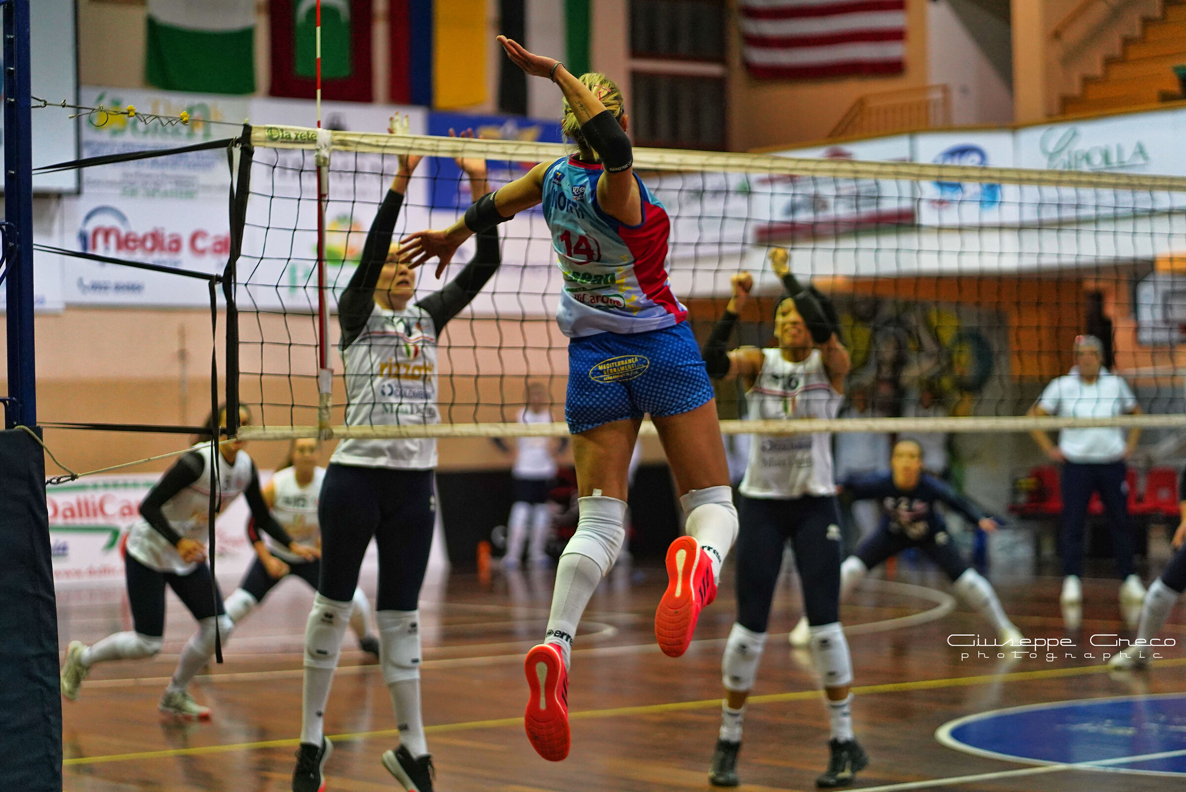 schiacciata sotto rete