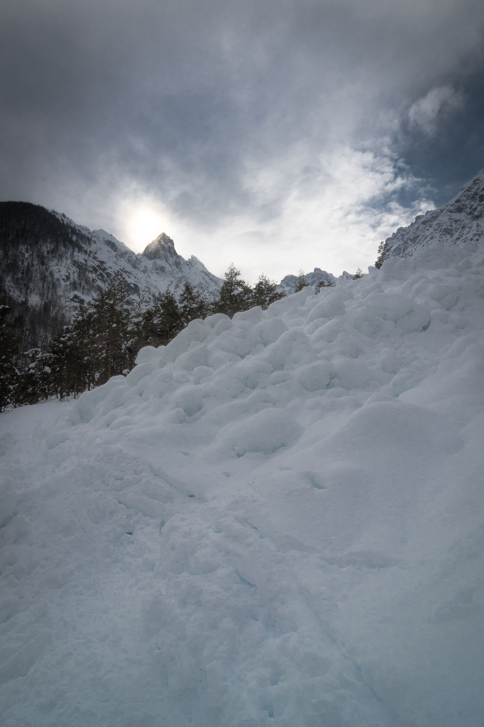 Ho visto la valanga passare