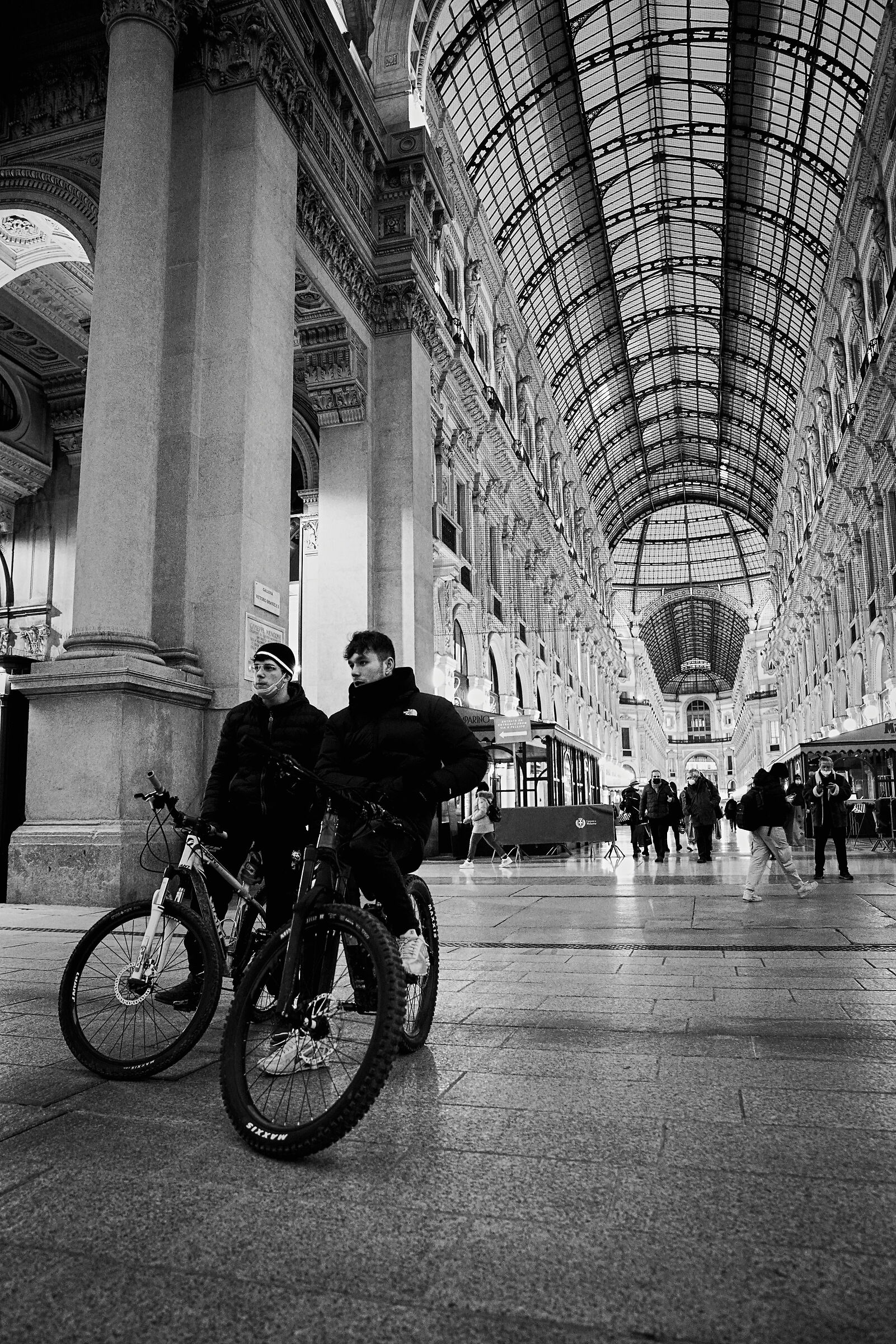 Bici in galleria