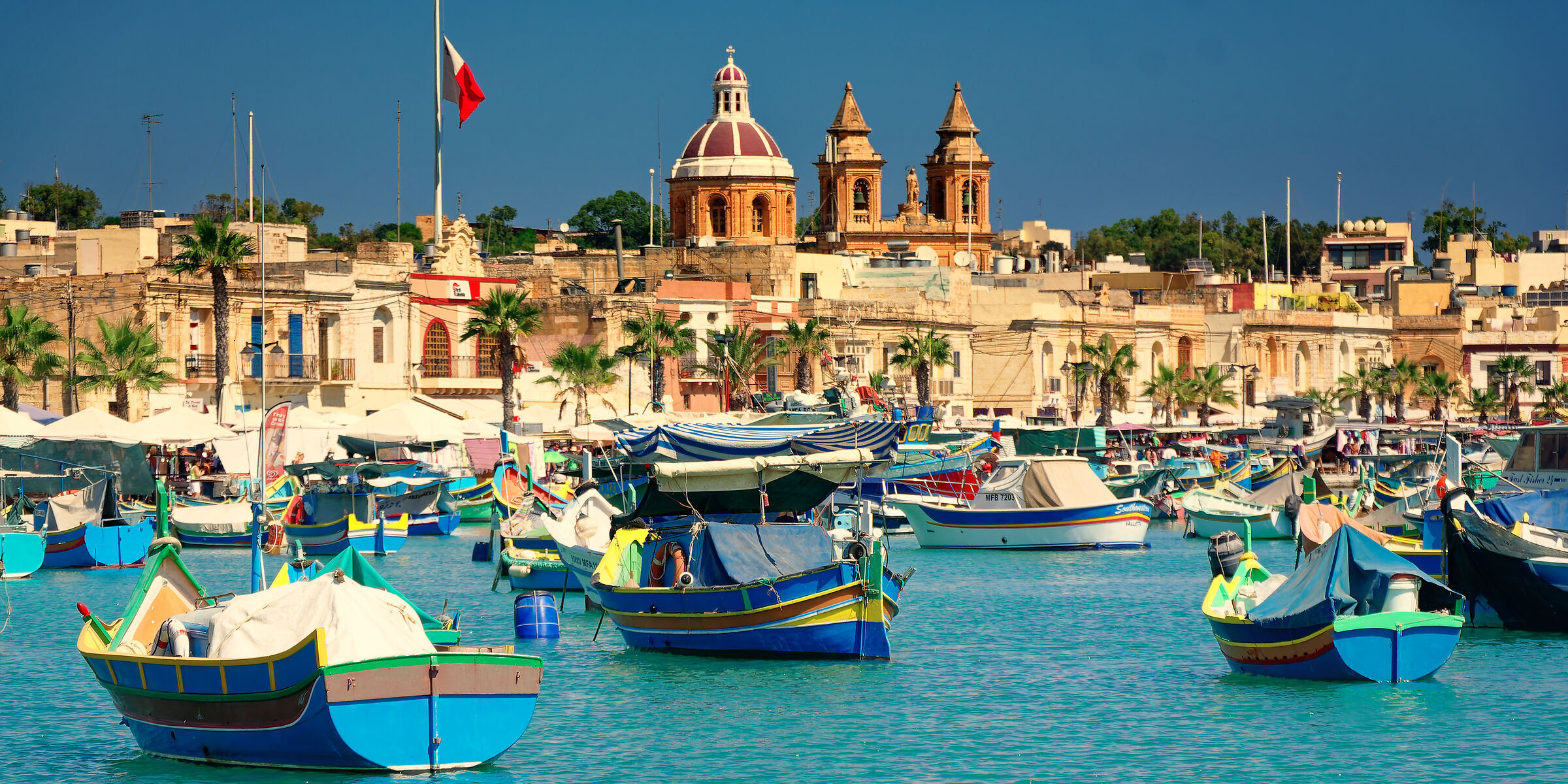 Malta - il porto di Marsaxlokk