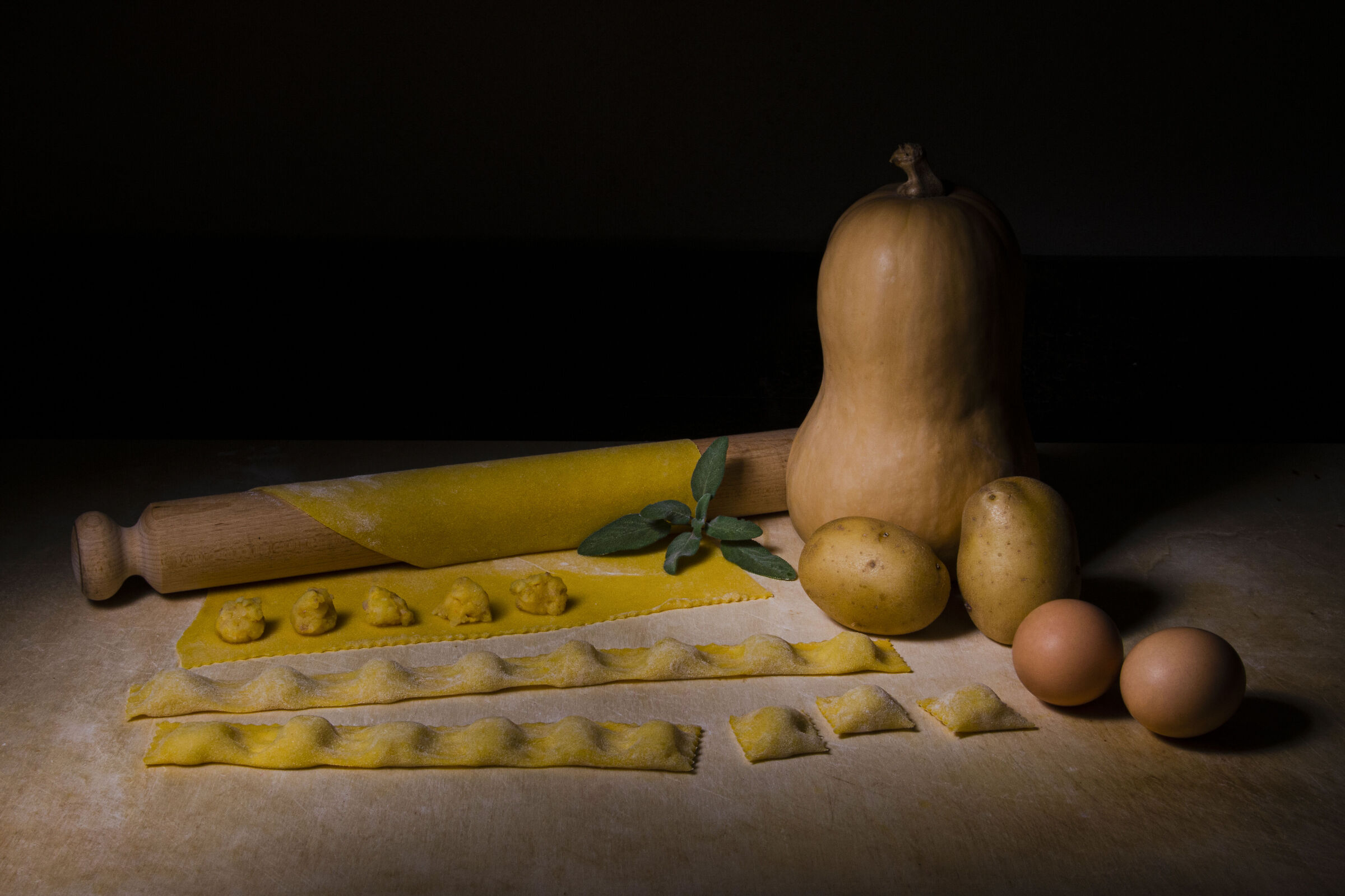 Oggi tortelli.... light painting