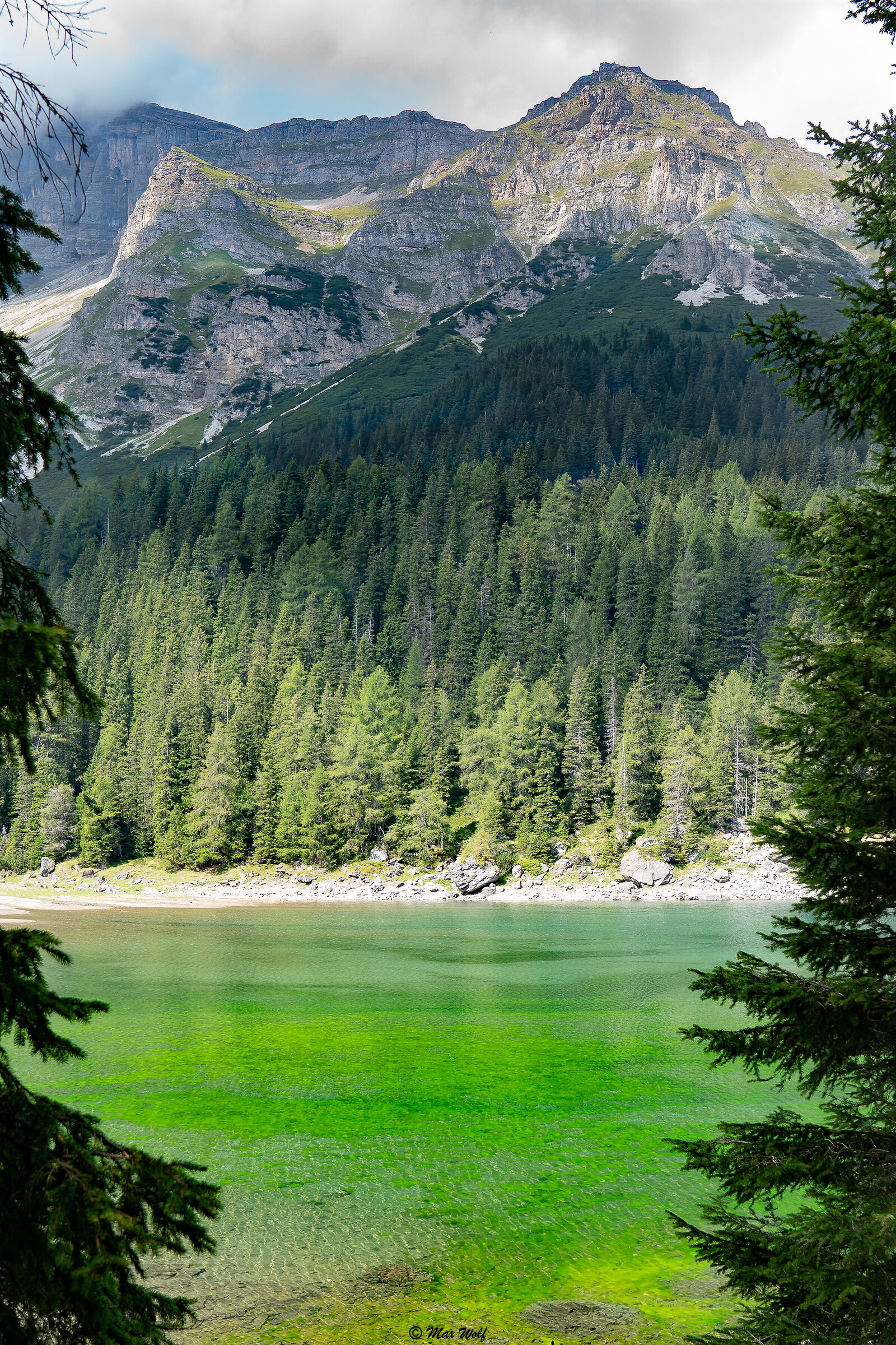 Glimpse of Obernberger See