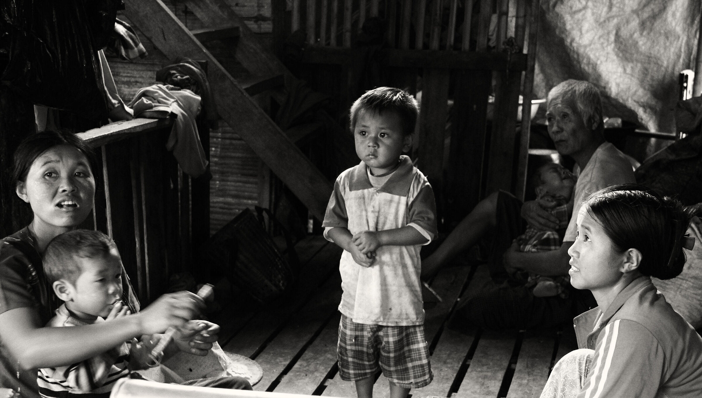 Interior of peasant family