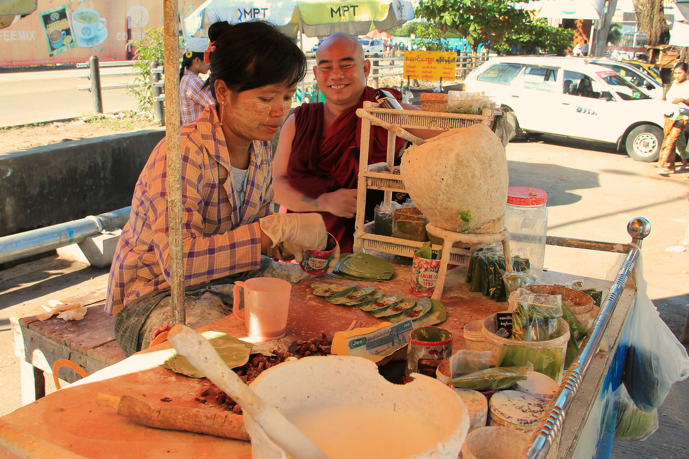 waiting for the paan