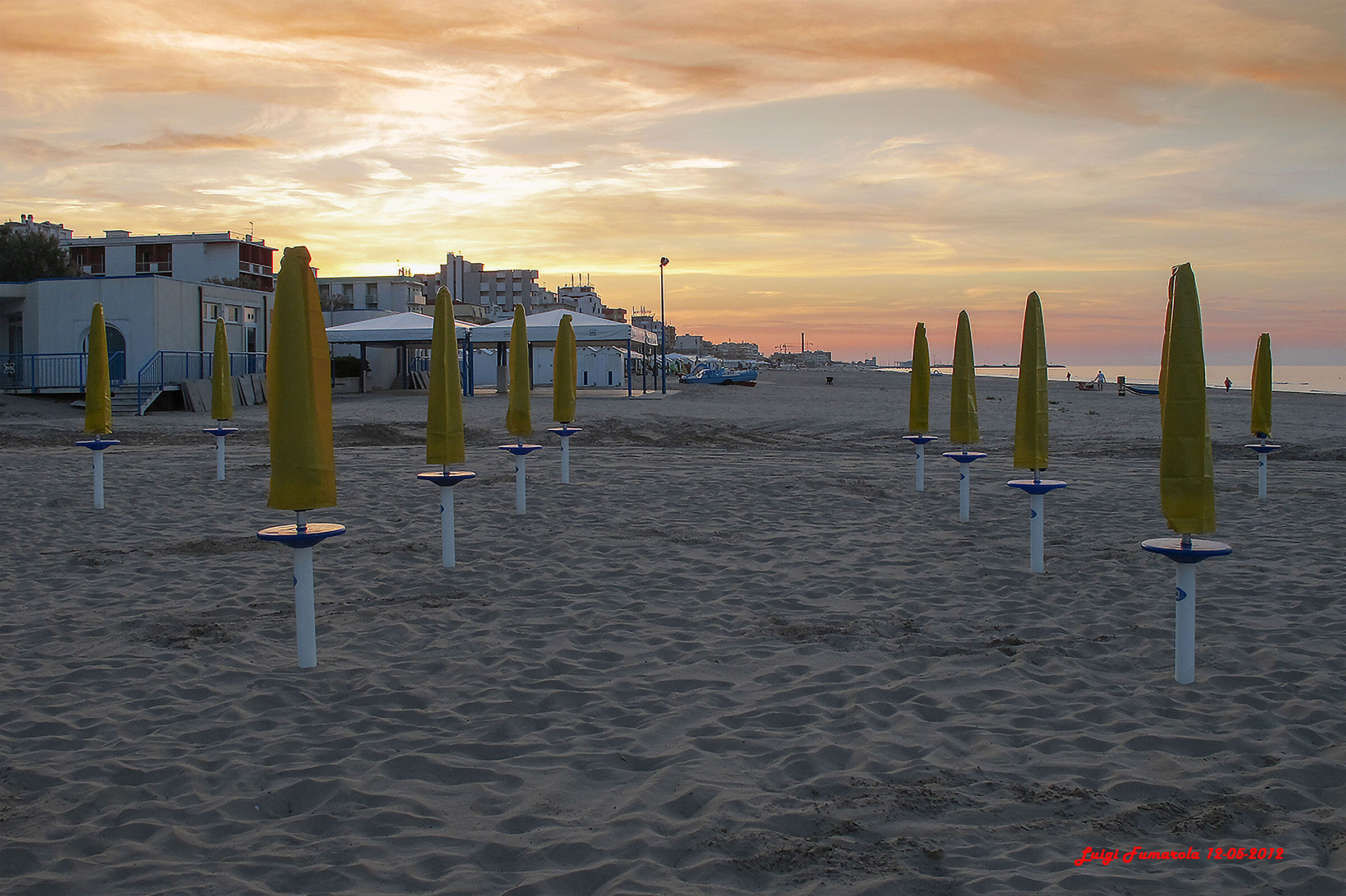 Sunrise  on the promenade