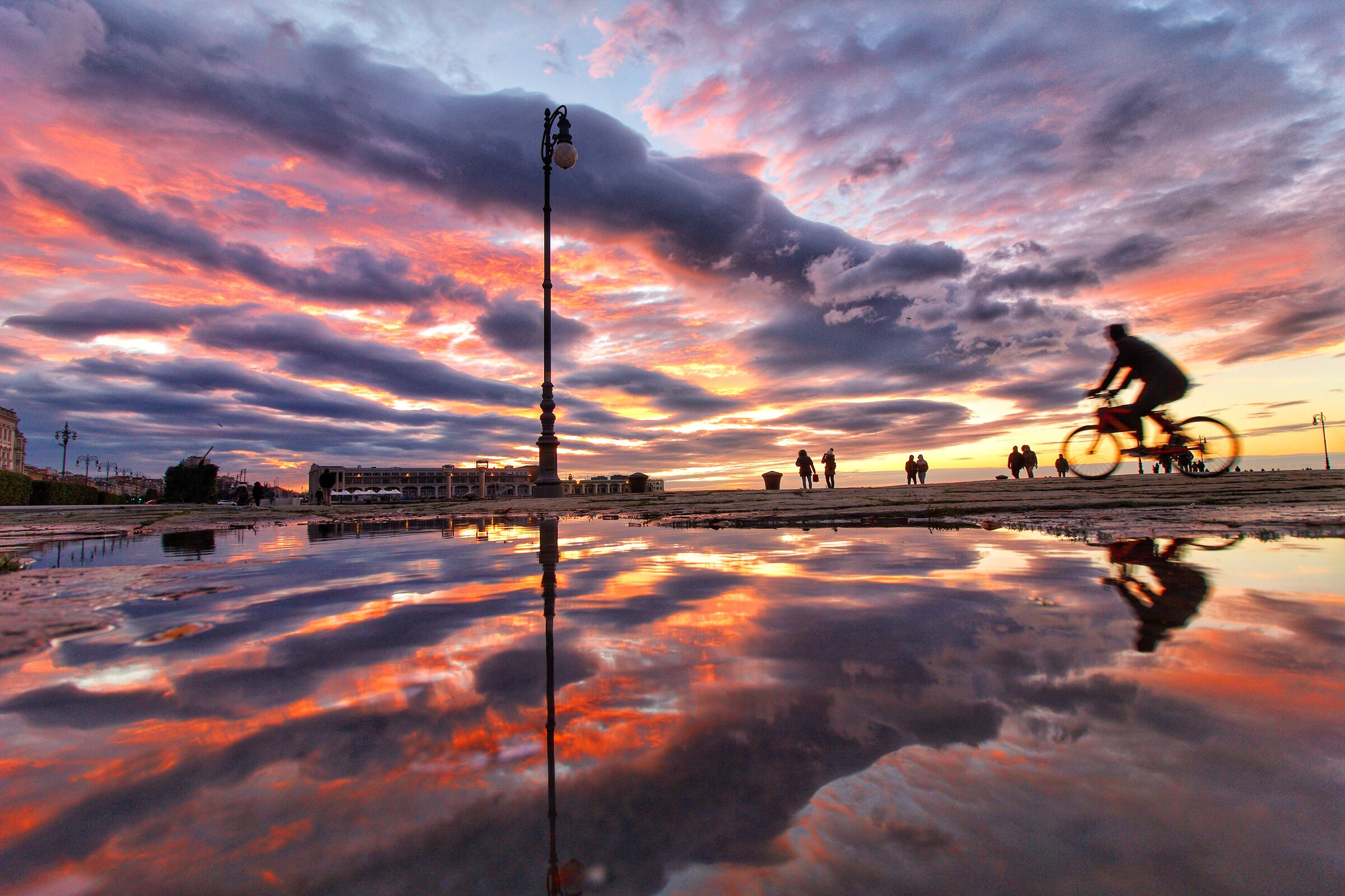 Last lights to the northeast