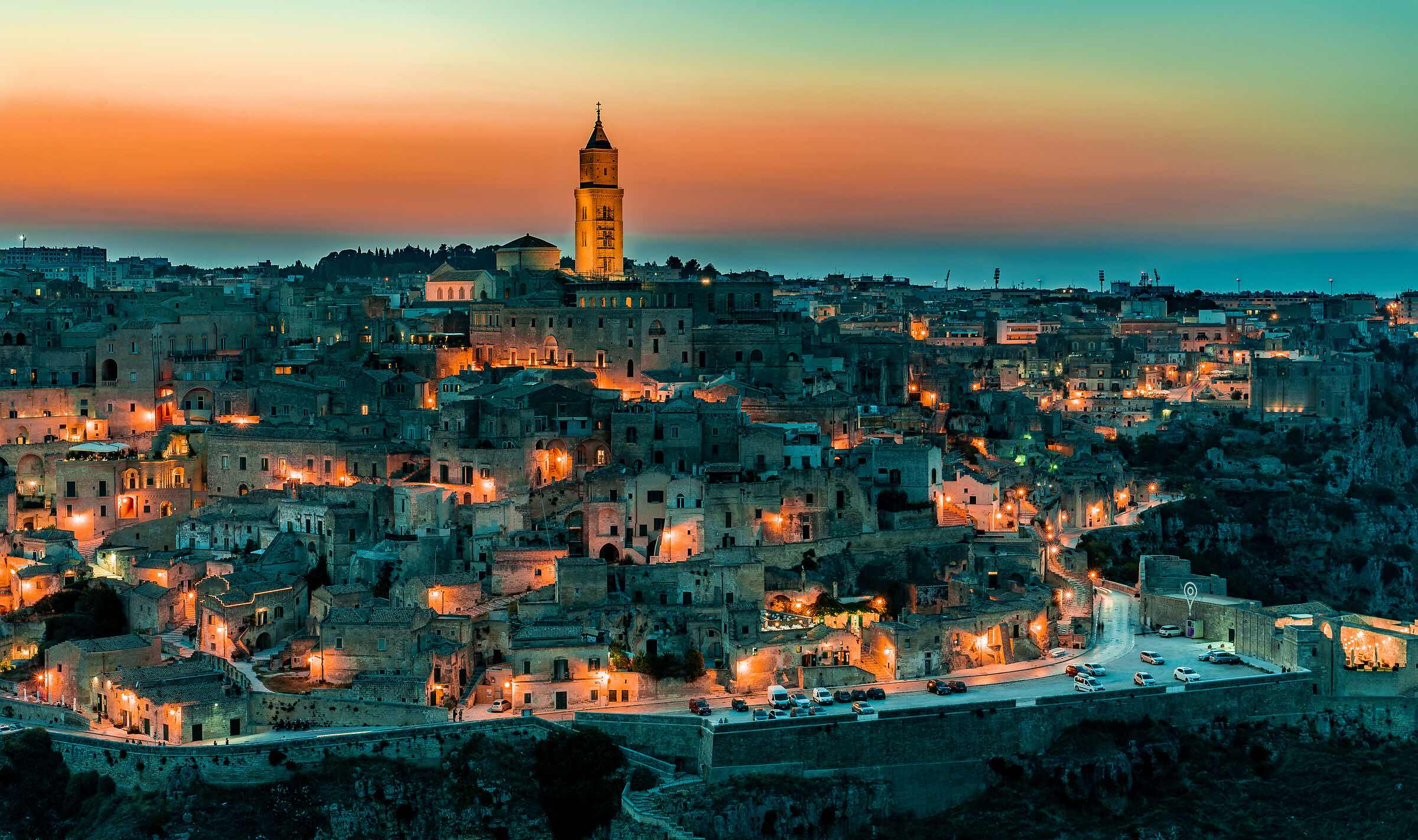 Matera al tramonto